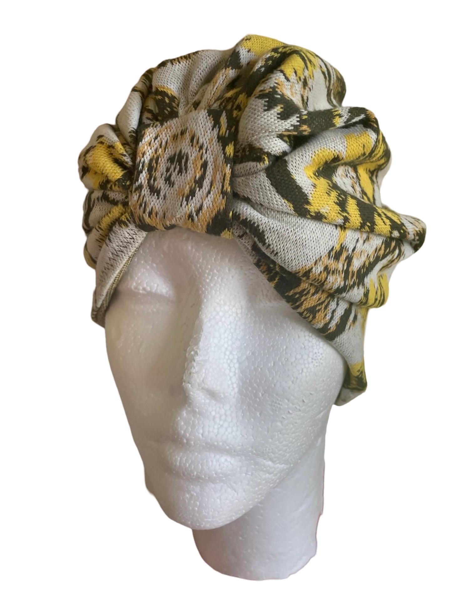 Sunflower 1930s Turban Hat for Women and Girls Turban