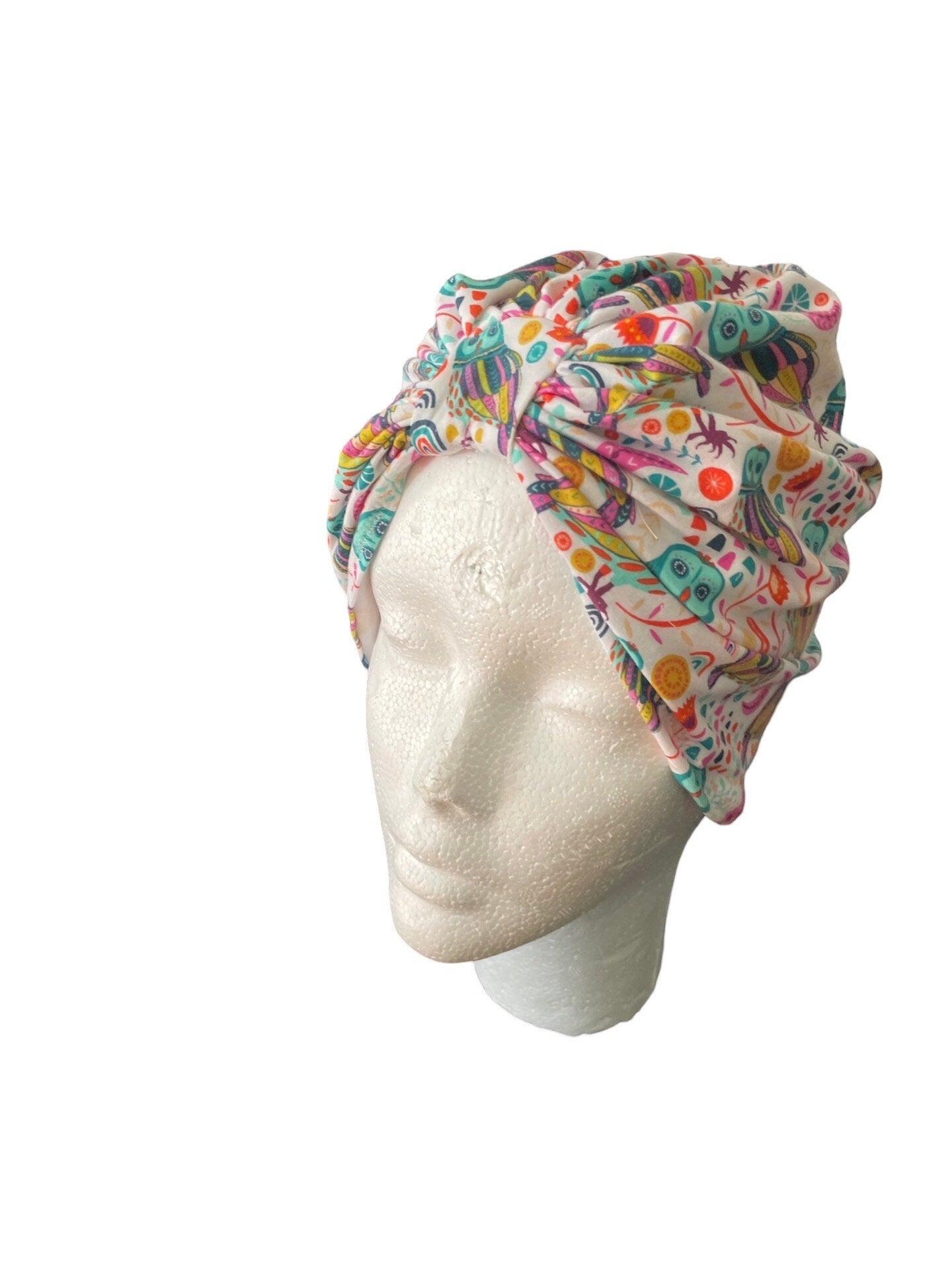 Stylish and Comfortable Pre-Tied owl mystic turban hat