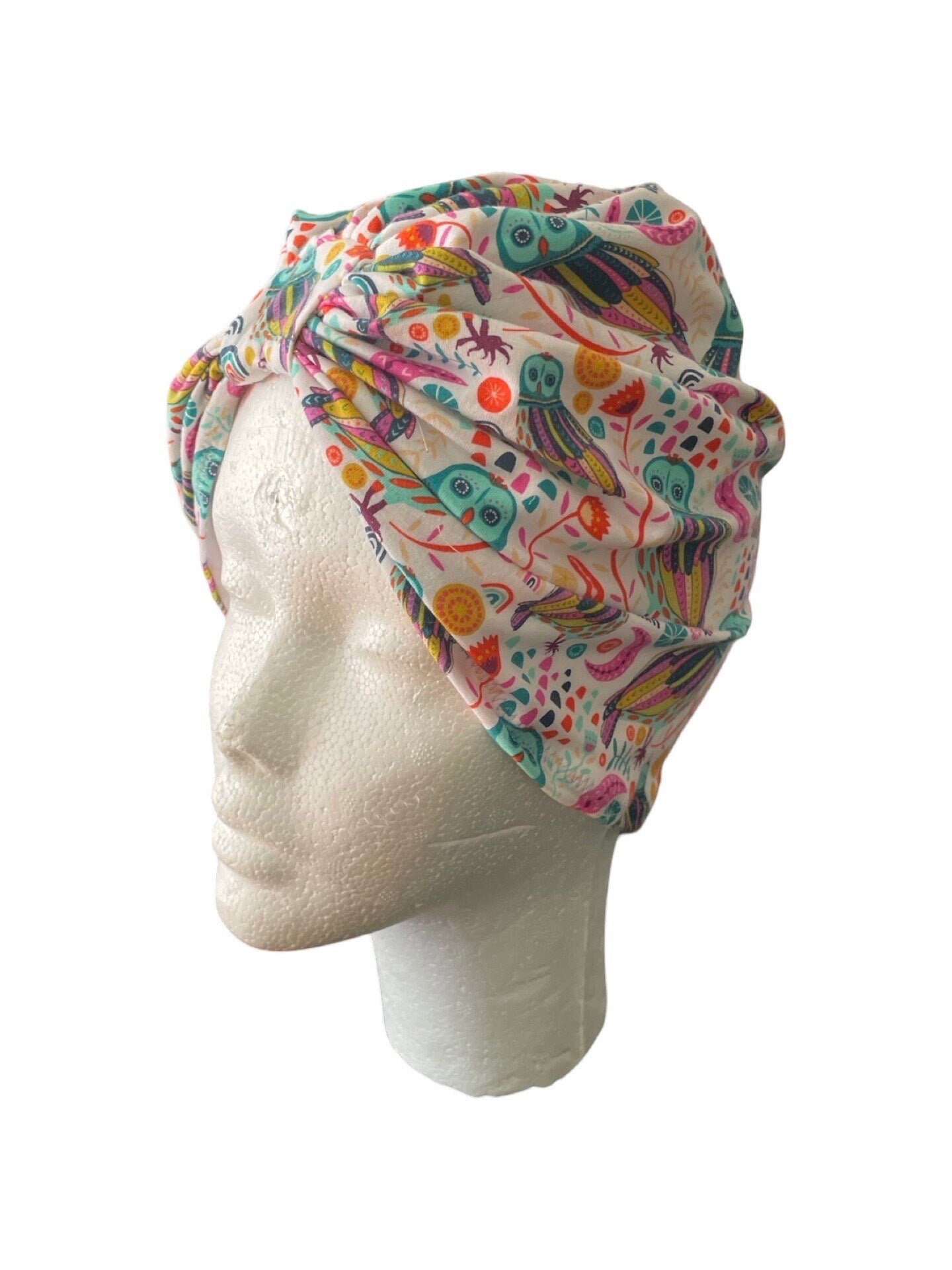 Stylish and Comfortable Pre-Tied owl mystic turban hat