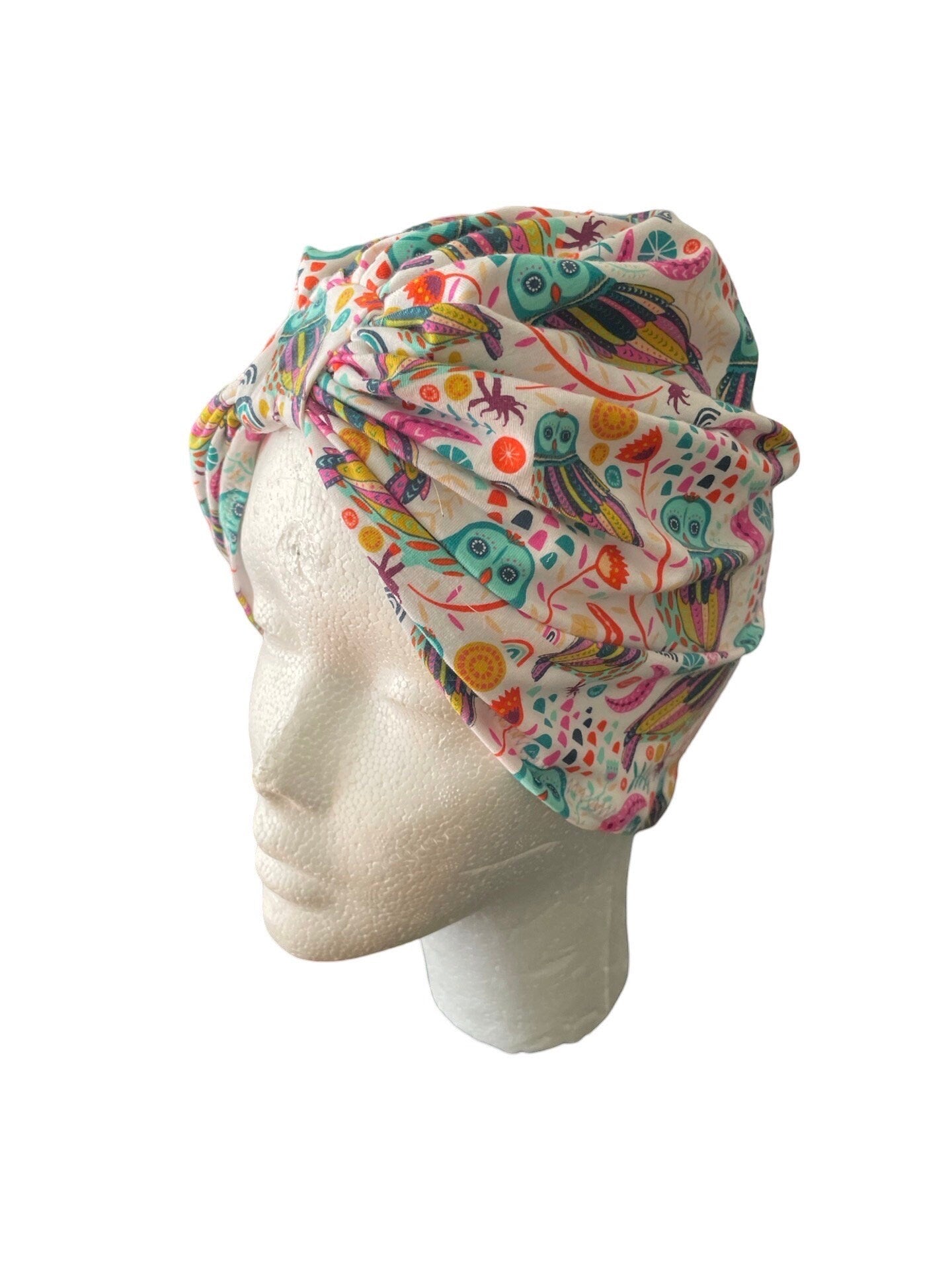 Stylish and Comfortable Pre-Tied owl mystic turban hat