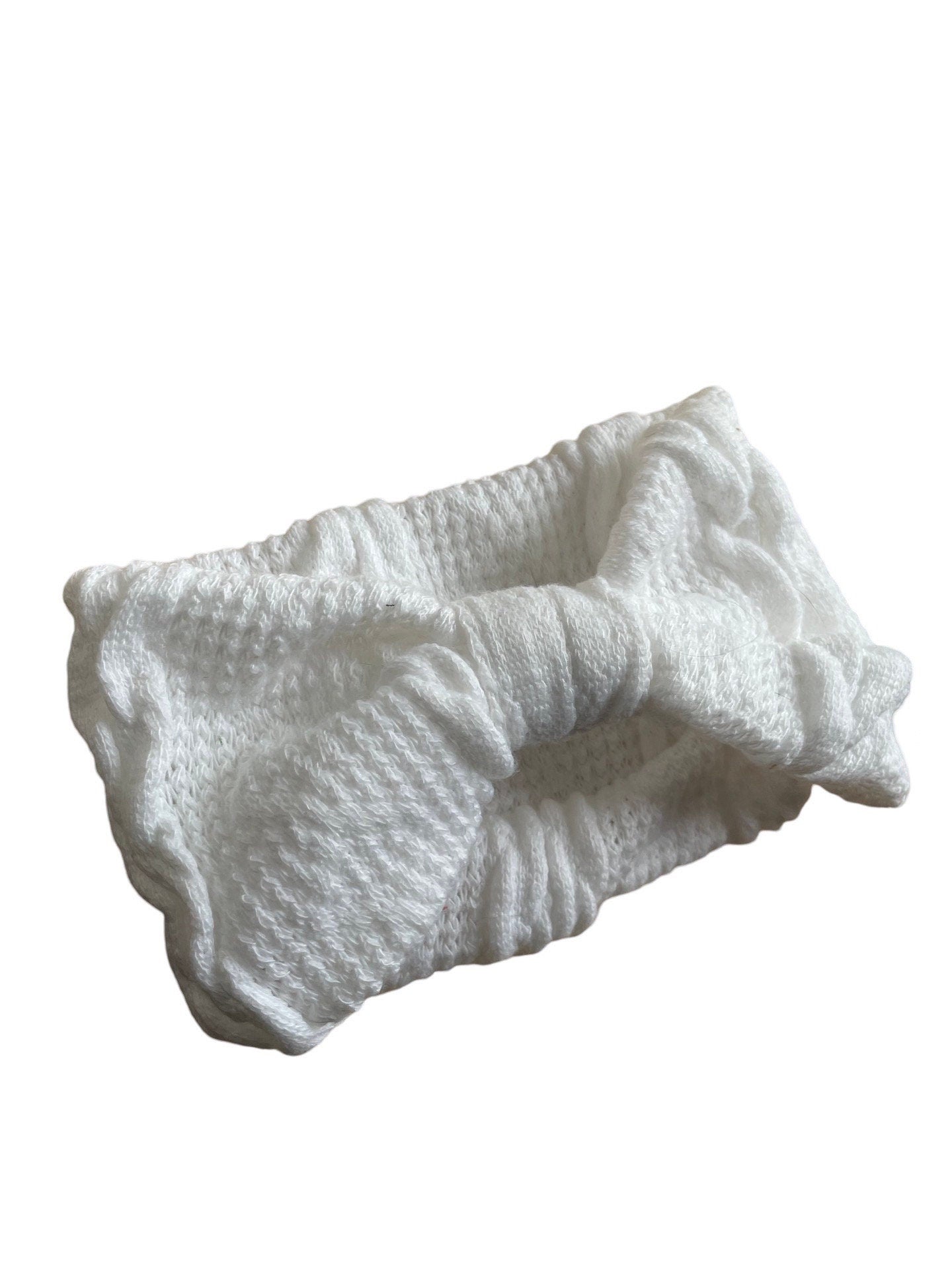 FALL | WINTER stylis and Comfortable Pre-Tied Headwrap, Hair Protection, Boho headband Cable  Knit |Headwrap|boho| chemo gift| ear warmer