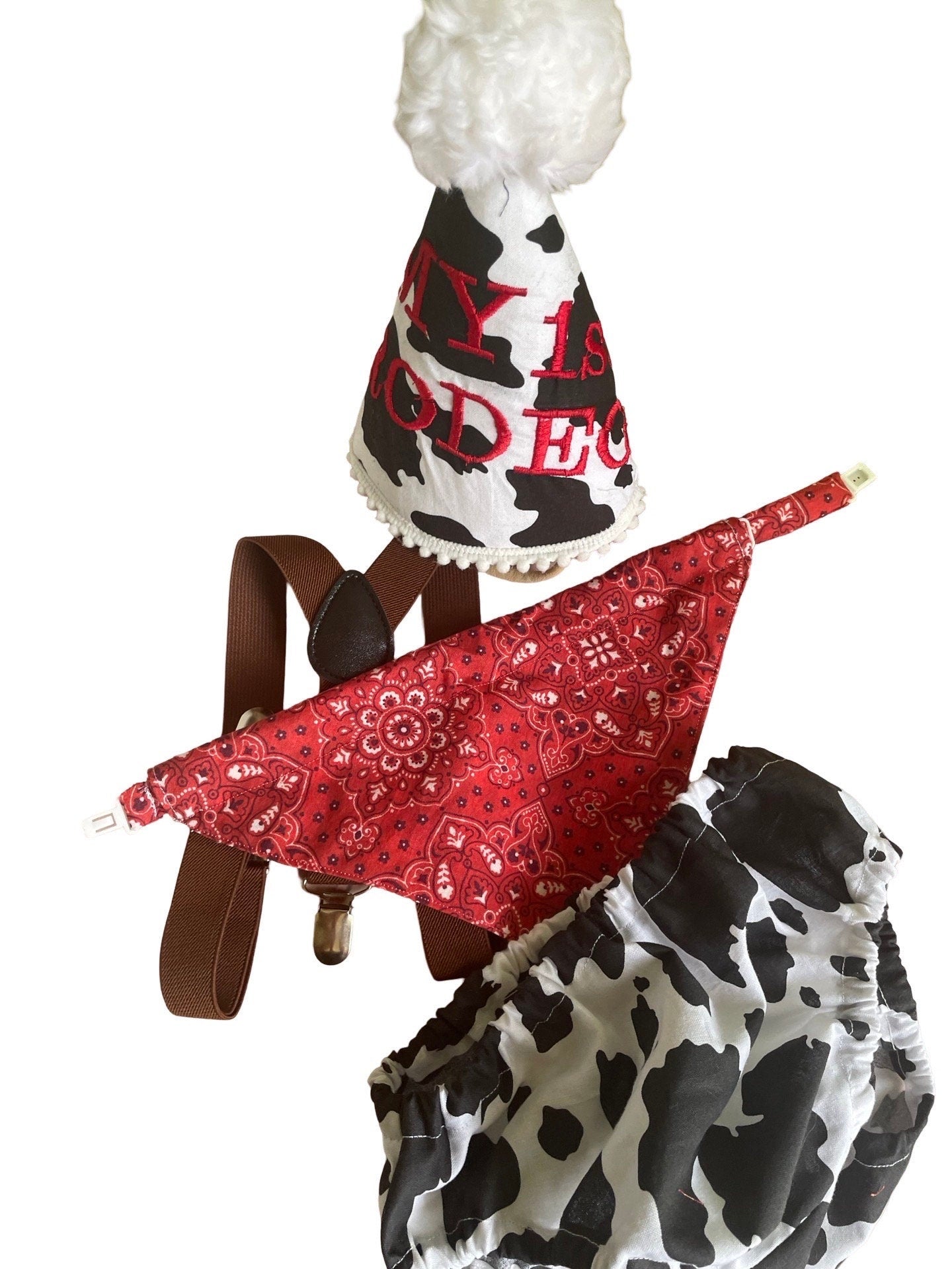 My First Rodeo, Wild One, First Birthday Outfit, Cowboy Party crown farm theme, Cake Smash Photoshoot, Western Country 1st Baby Boy Bloomer