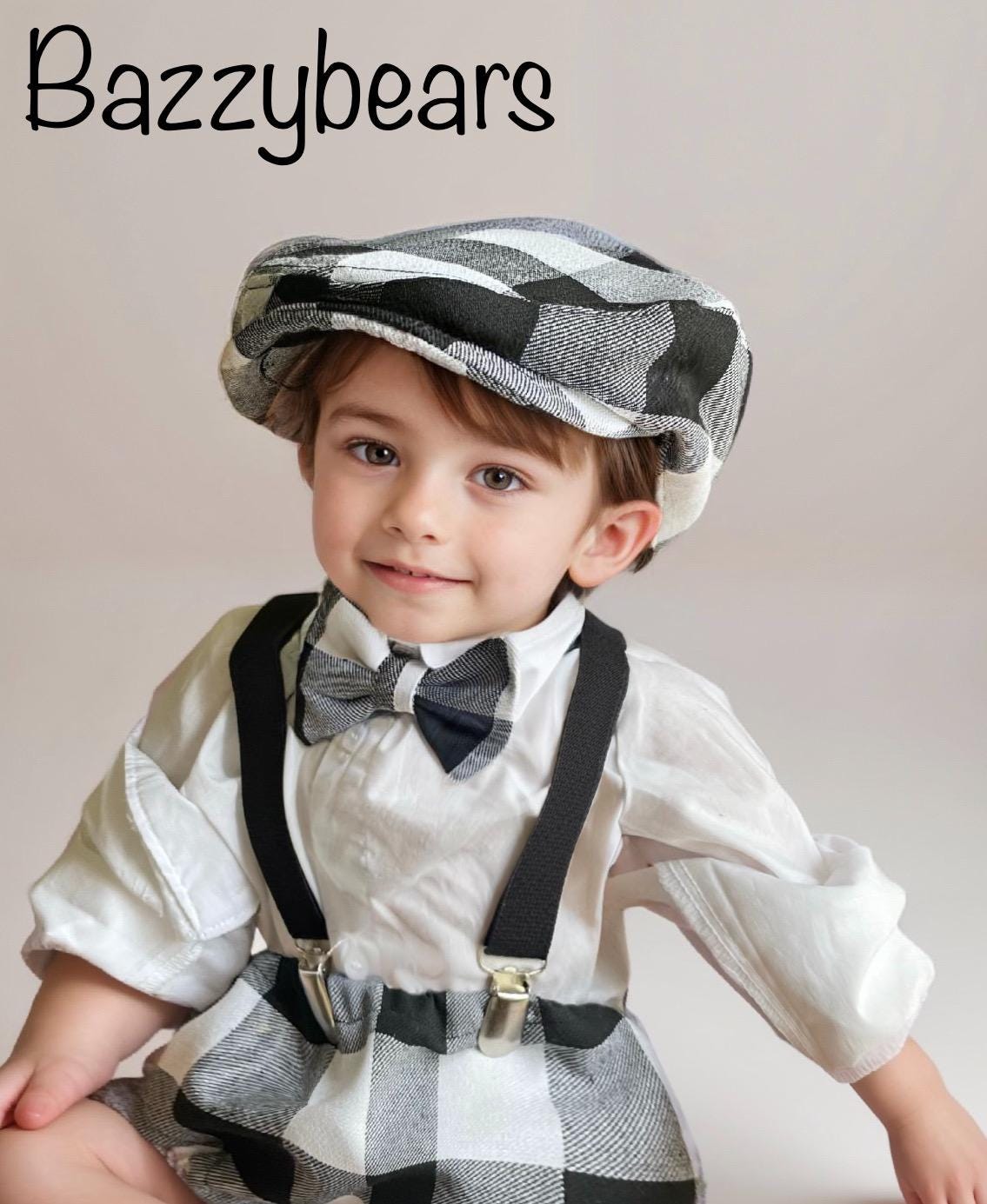 First Birthday Cake Smash Outfit Racing car White Black plaid racing Car checkered Diaper Cover bow Tie for Baby Boy halloween cake smash