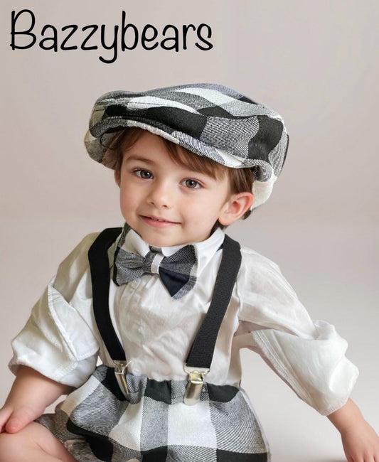 First Birthday Cake Smash Outfit Racing car White Black plaid racing Car checkered Diaper Cover bow Tie for Baby Boy halloween cake smash