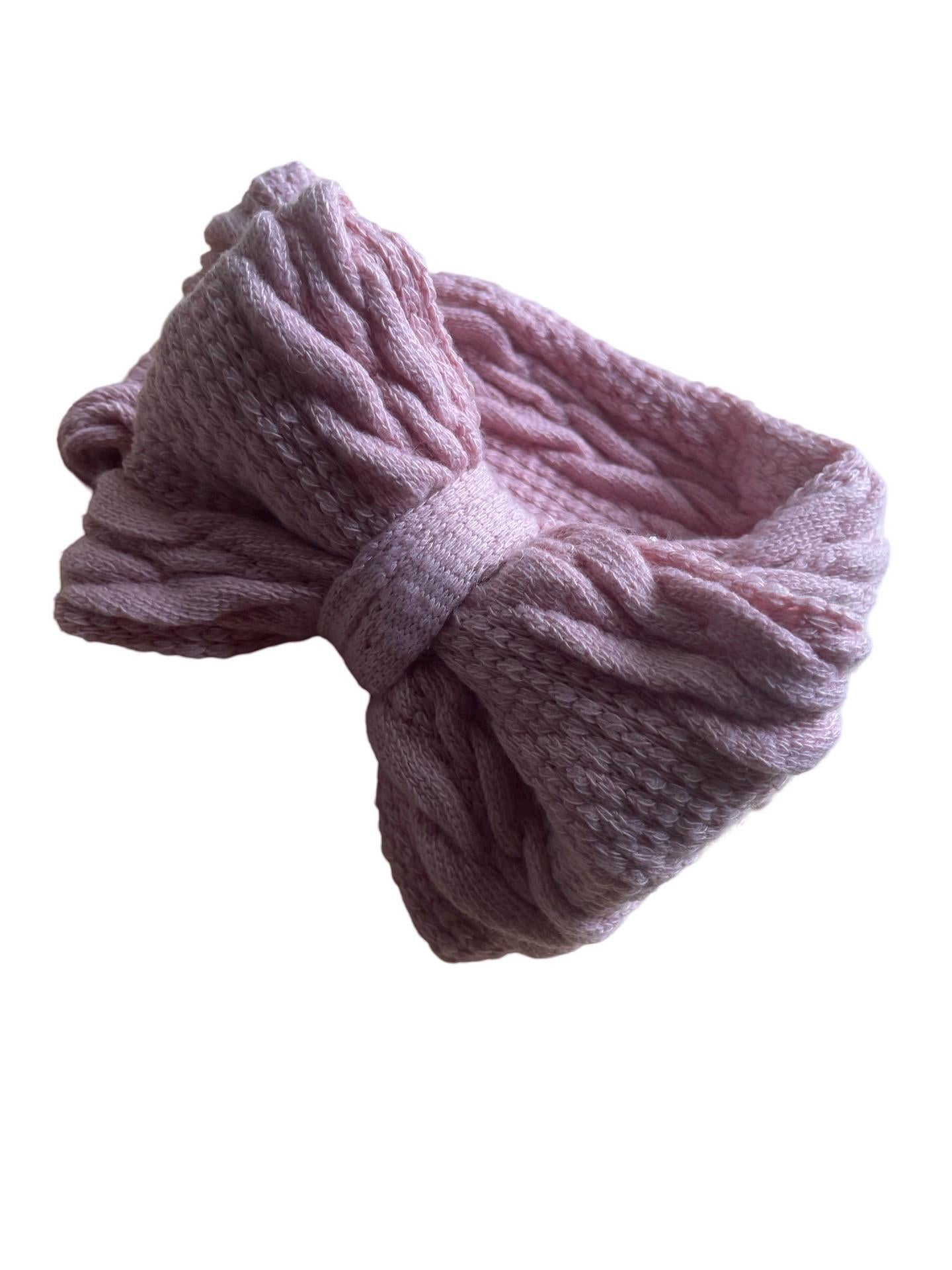 7 COLOURS Baby headbands, bow headband, warm tone bows, boho, toddler hair bows, girl hair bow, turban headband, cable knit, newborn bows