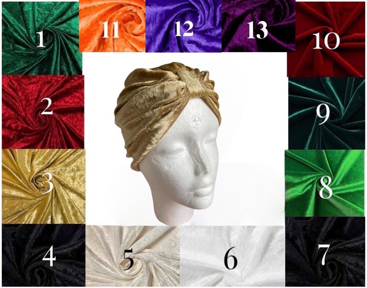 Golden 1920s Velvet Turban Baby girl turban Gold Hollywood style Great Gatsby Burlesque turban Art Déco womens turban mommy and me hat