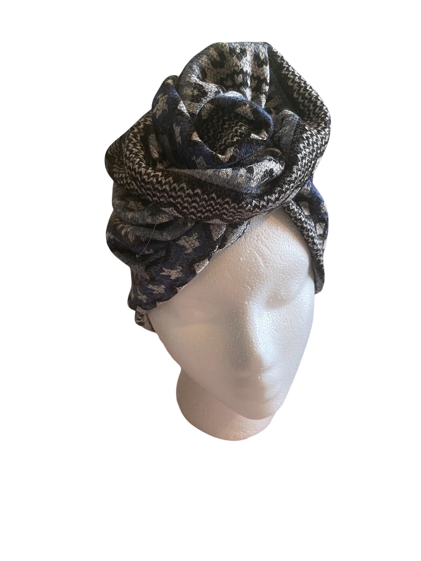 FALL | WINTER Comfortable Pre-Tied Cable knit Turban for hair protection