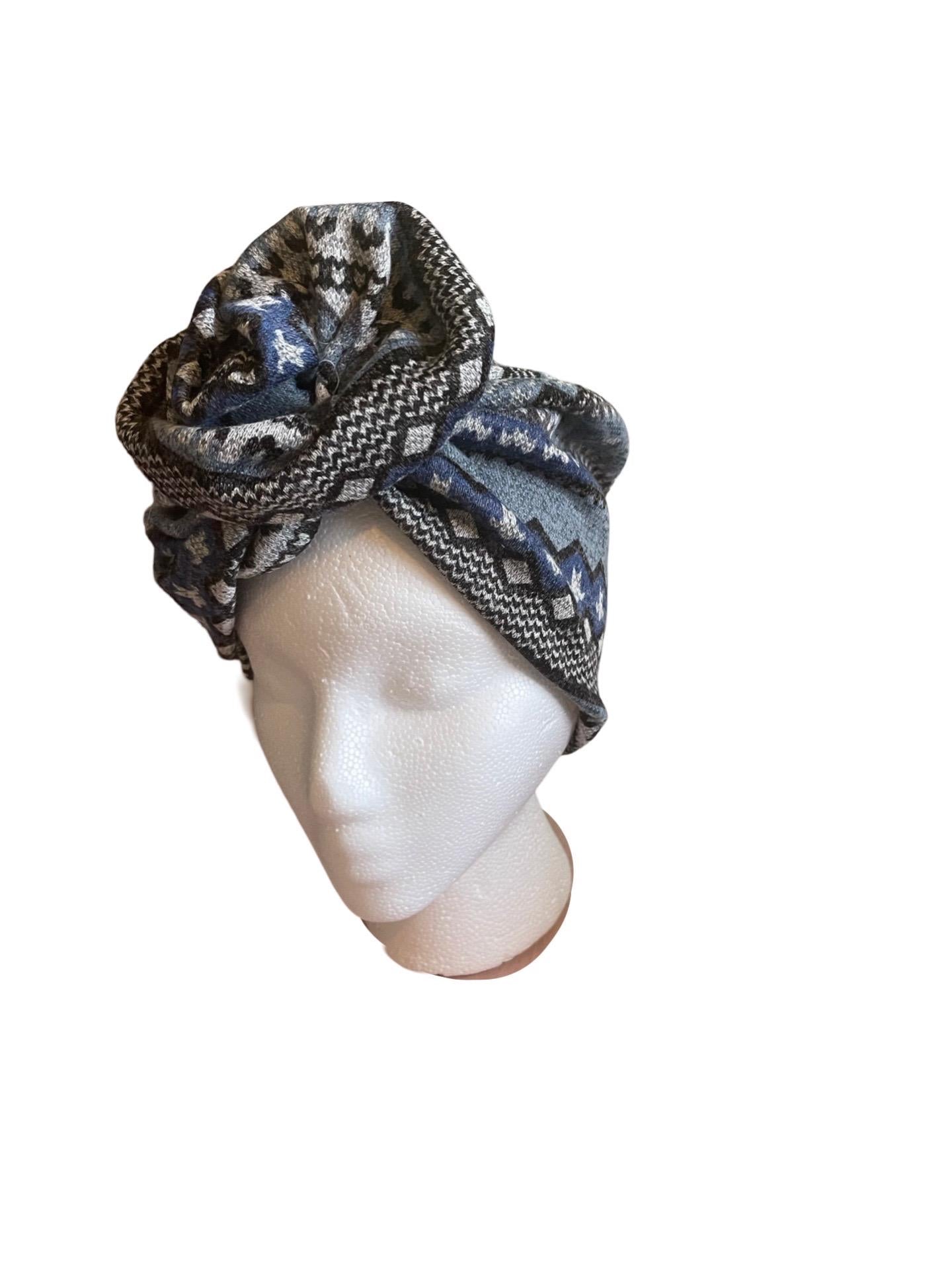 FALL | WINTER Comfortable Pre-Tied Cable knit Turban for hair protection