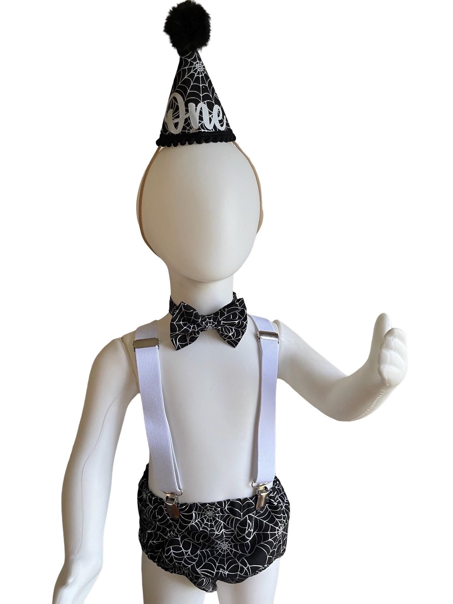 Halloween Fall First Birthday, Spider Web, 1st Birthday bloomer, Boy Baby Birthday Outfit, Baby Halloween, Cake Smash Outfit, Baby October