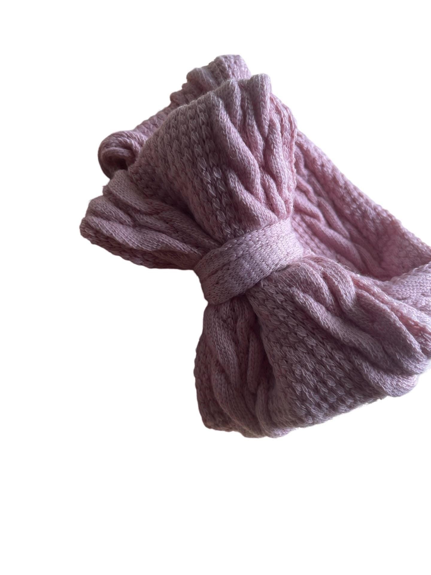 7 COLOURS Baby headbands, bow headband, warm tone bows, boho, toddler hair bows, girl hair bow, turban headband, cable knit, newborn bows