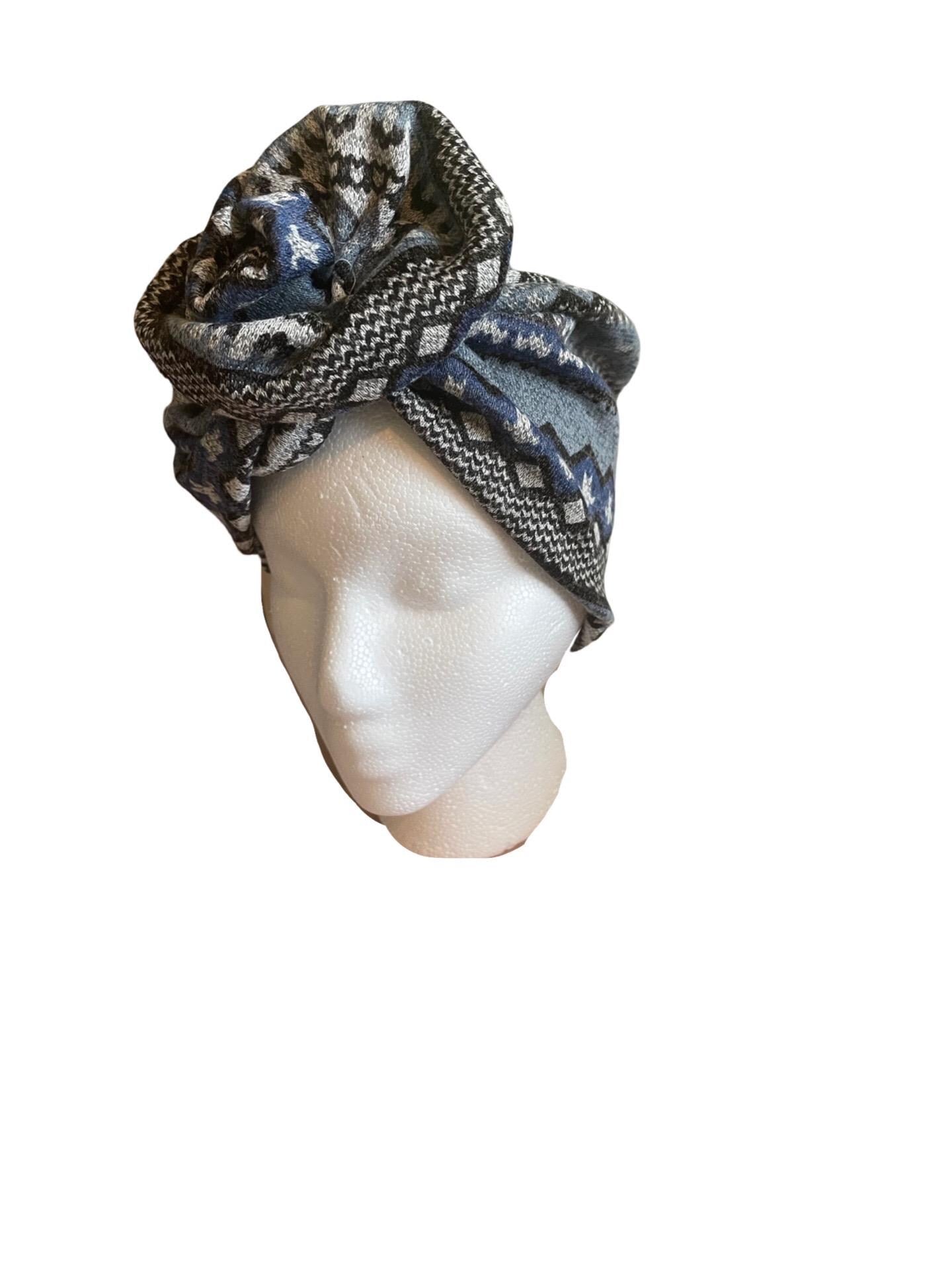 FALL | WINTER Comfortable Pre-Tied Cable knit Turban for hair protection