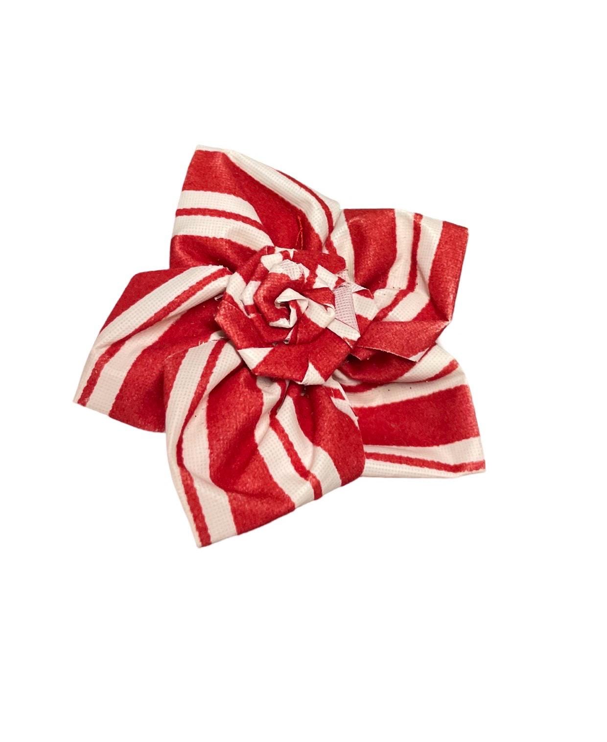 Candy cane baby headband, candy baby headband, red swirl baby headband, red and white headband, stripes baby headband, Christmas headband