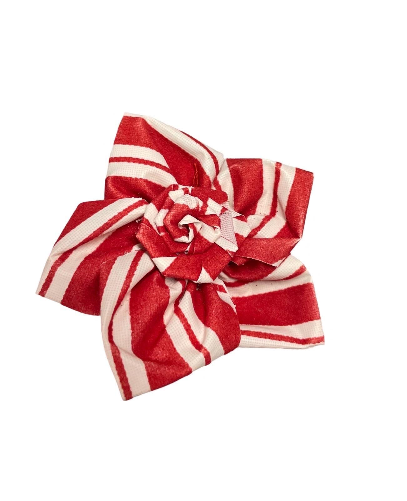 Candy cane baby headband, candy baby headband, red swirl baby headband, red and white headband, stripes baby headband, Christmas headband
