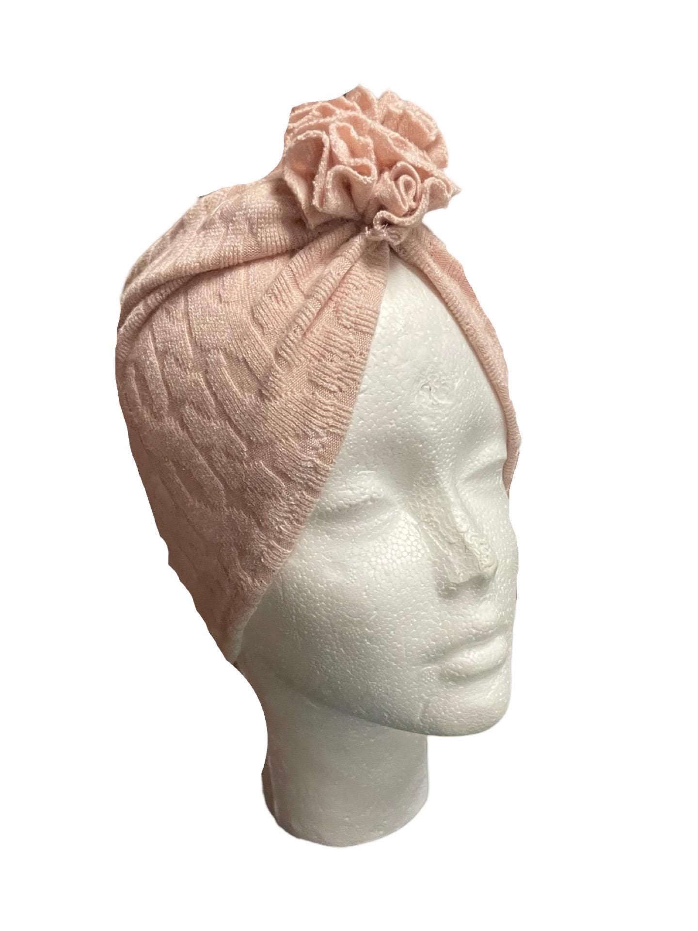 4 COLOURS Baby turban, rose turban, warm tone bows, boho, toddler hair cover, girl hair hat, turban hat, cable knit, newborn hat