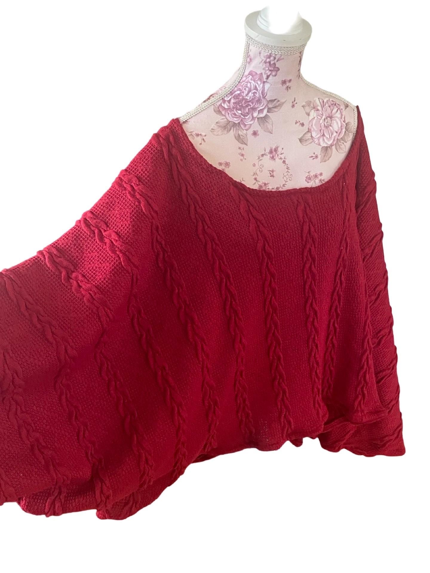 Heritage Lounging Sweater | Wide Sleeved Sweater | Batwing Sleeve | Cable knit sweater | Doleman Style | Bell Sleeves