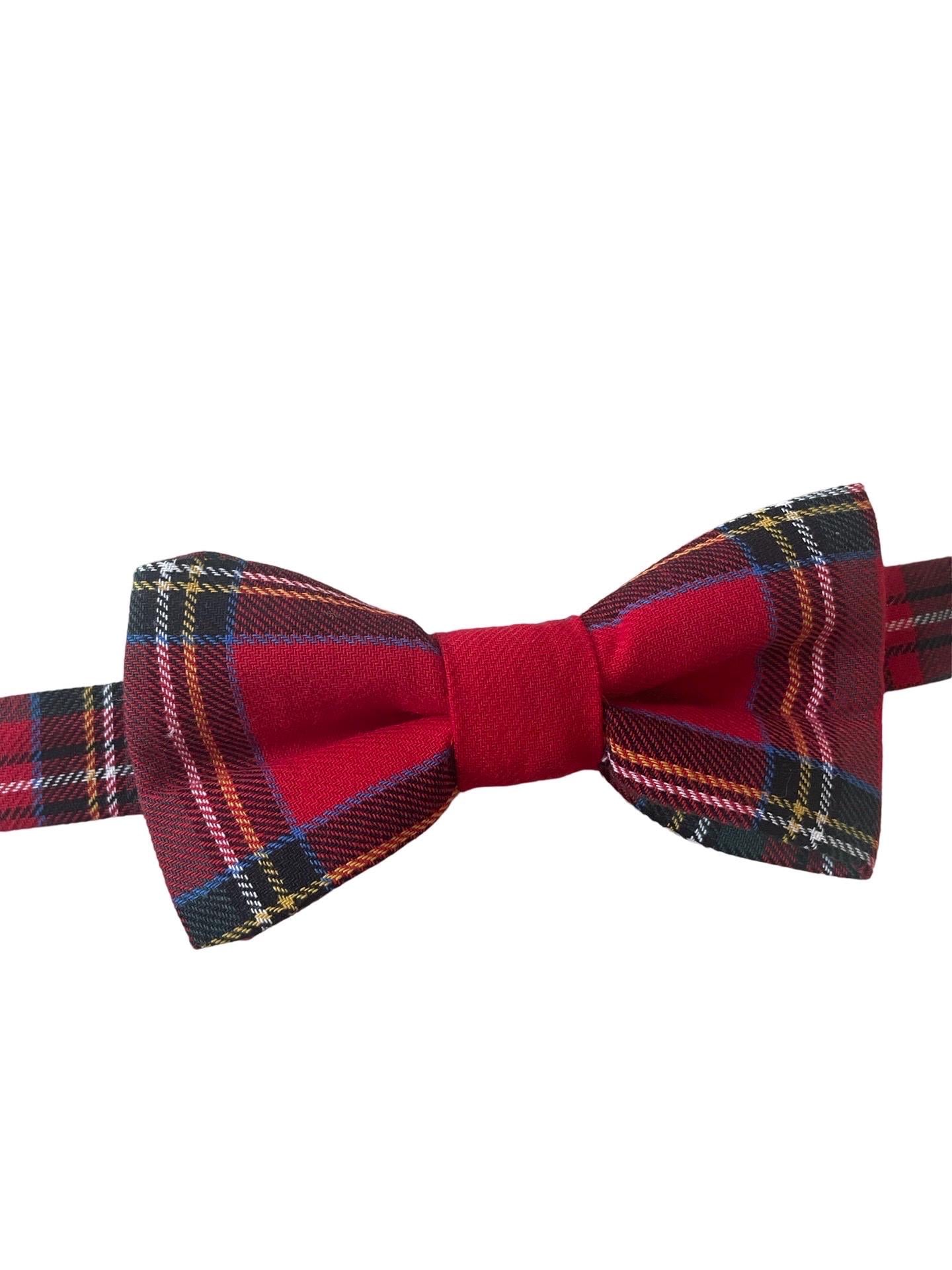 Tartan Flat Cap and bow tie British Tartan Flat Cap Elastic Fitting Tartan Hat Gift for him