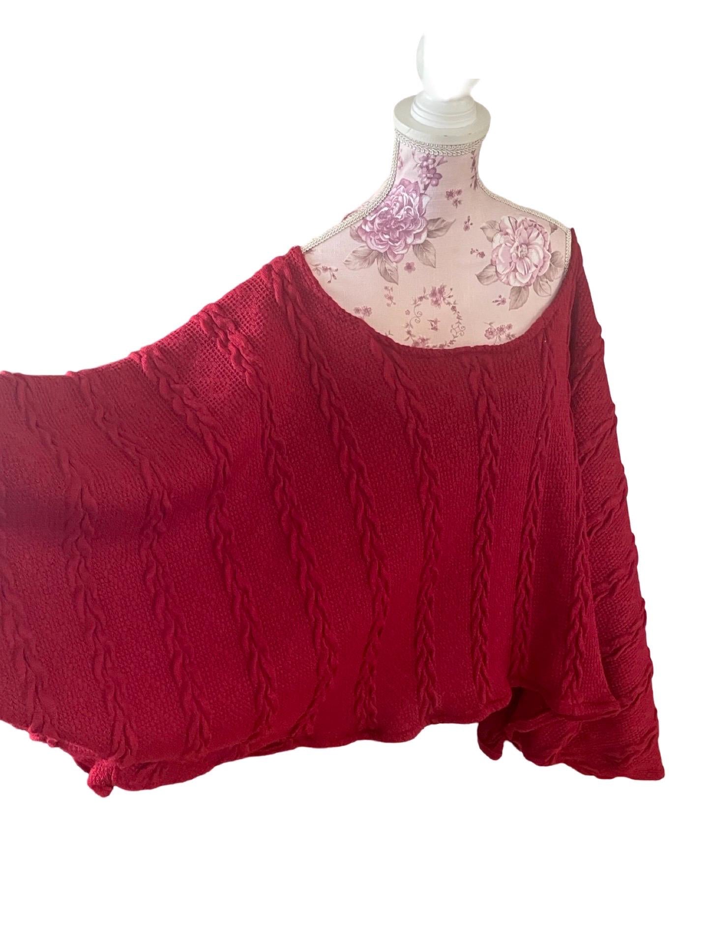 Heritage Lounging Sweater | Wide Sleeved Sweater | Batwing Sleeve | Cable knit sweater | Doleman Style | Bell Sleeves