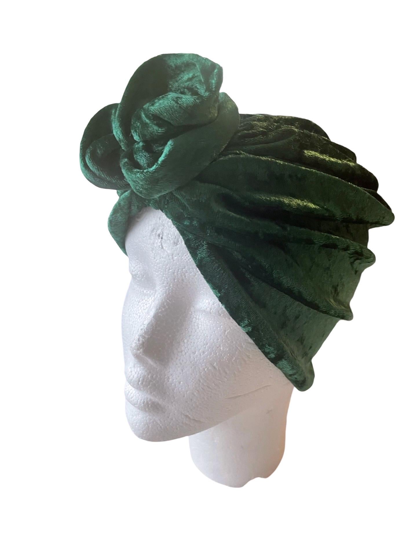 Velvet Turban Hat for Girls & Women | Baby to Adult | Multiple Colours