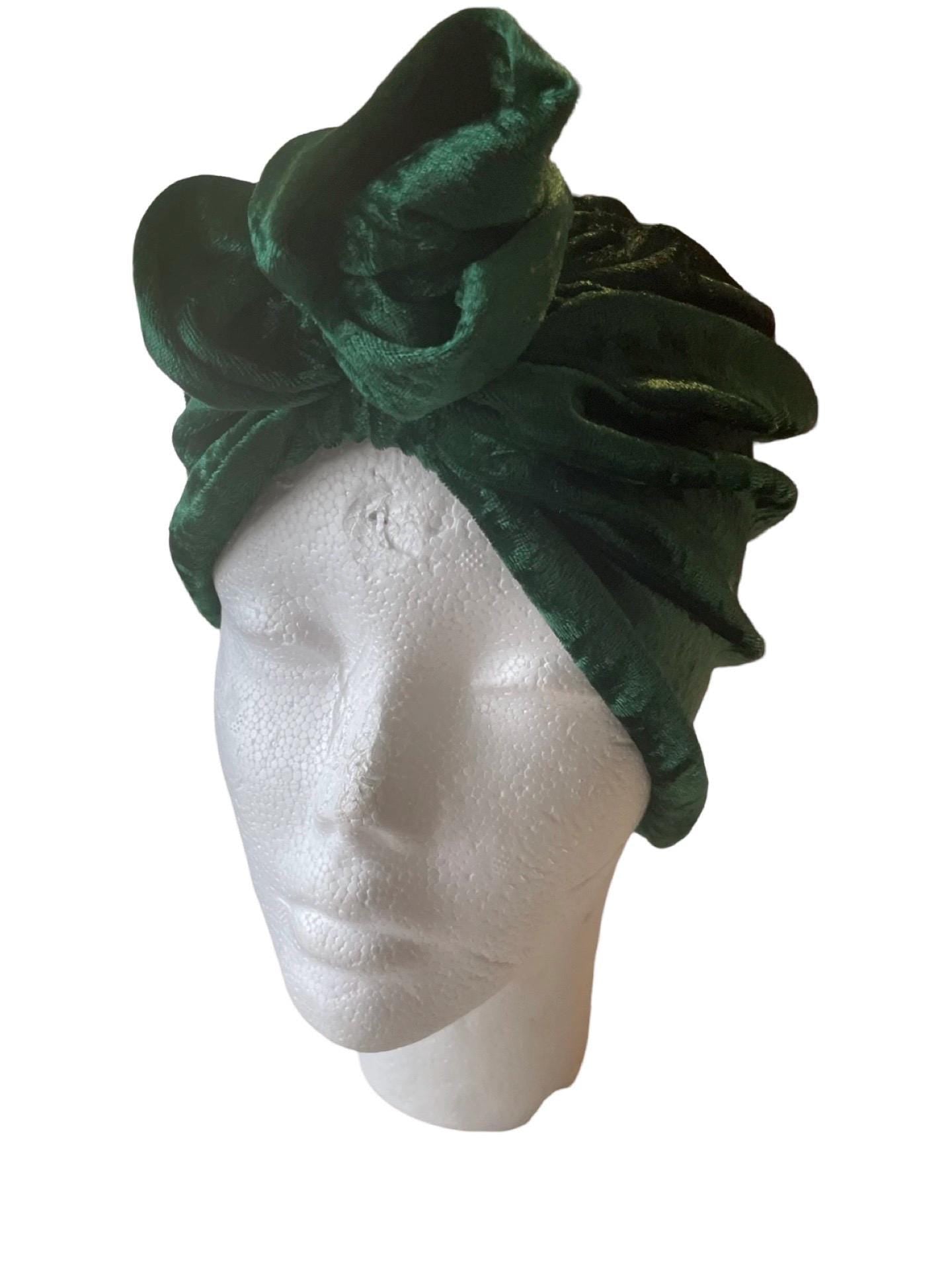 Velvet Turban Hat for Girls & Women | Baby to Adult | Multiple Colours