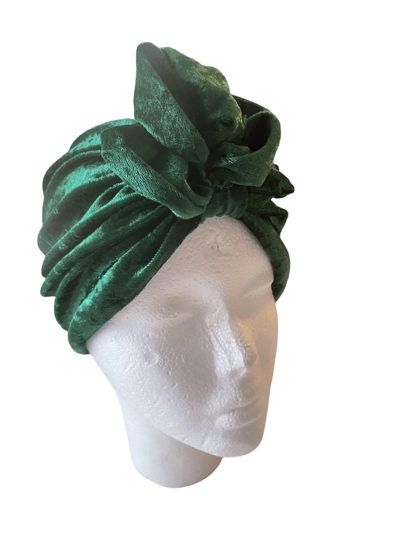 Velvet Turban Hat for Girls & Women | Baby to Adult | Multiple Colours