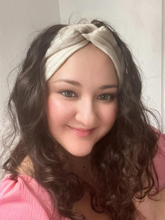 FALL | WINTER stylis and Comfortable Pre-Tied Headwrap, Hair Protection, Boho headband Cable  Knit |Headwrap|boho| chemo gift| ear warmer