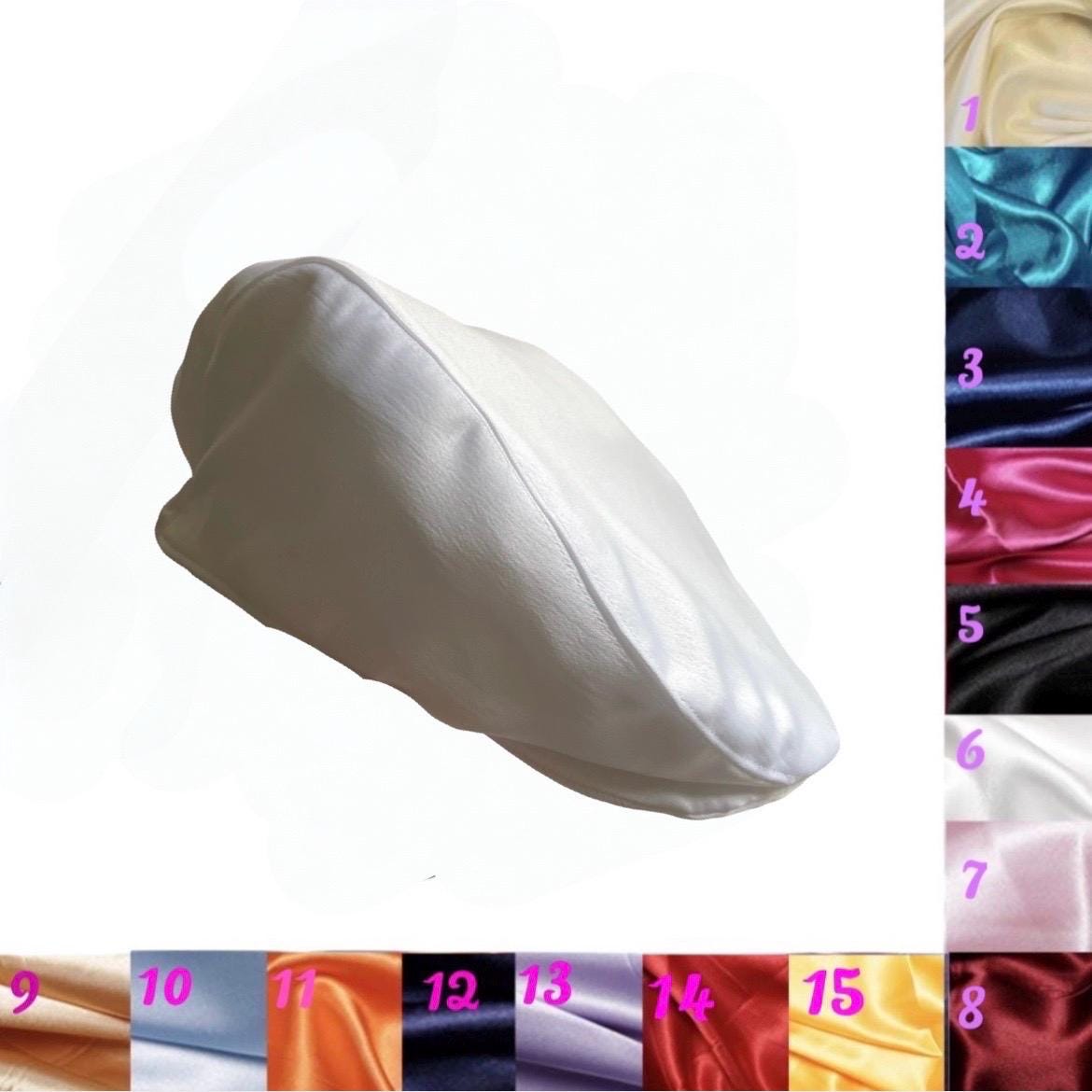 Satin and matte satin Flat Cap - Newsboy Cap - Baby Cap - Toddler Cap - mens flat cap- holiday hat- Christmas flat cap- Plenty of colours!
