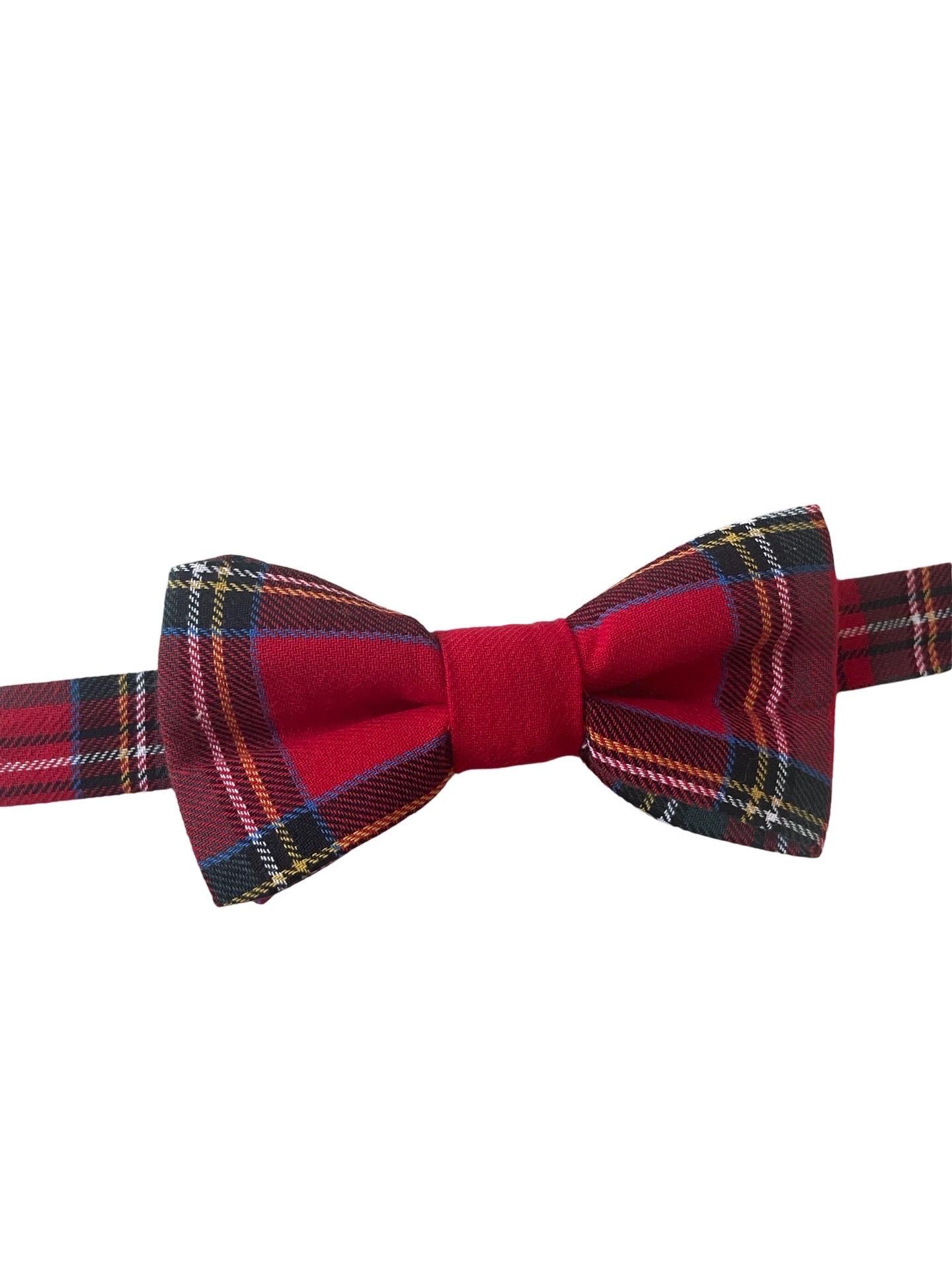 Tartan Flat Cap and bow tie British Tartan Flat Cap Elastic Fitting Tartan Hat Gift for him