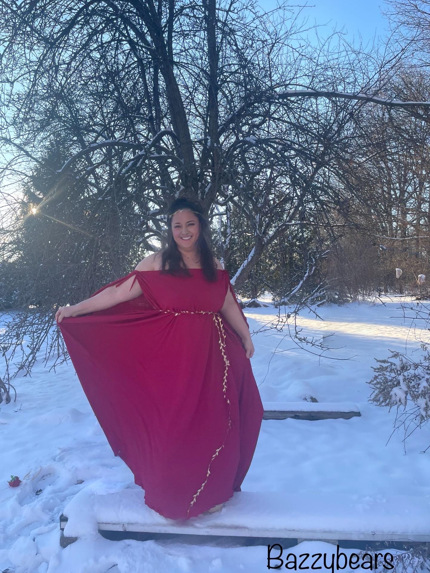 Womens Greek chiffon Tunic Ancient World Peplos Chiton Historical Costume Maternity Bump Photography Maternity Dress Photography prop