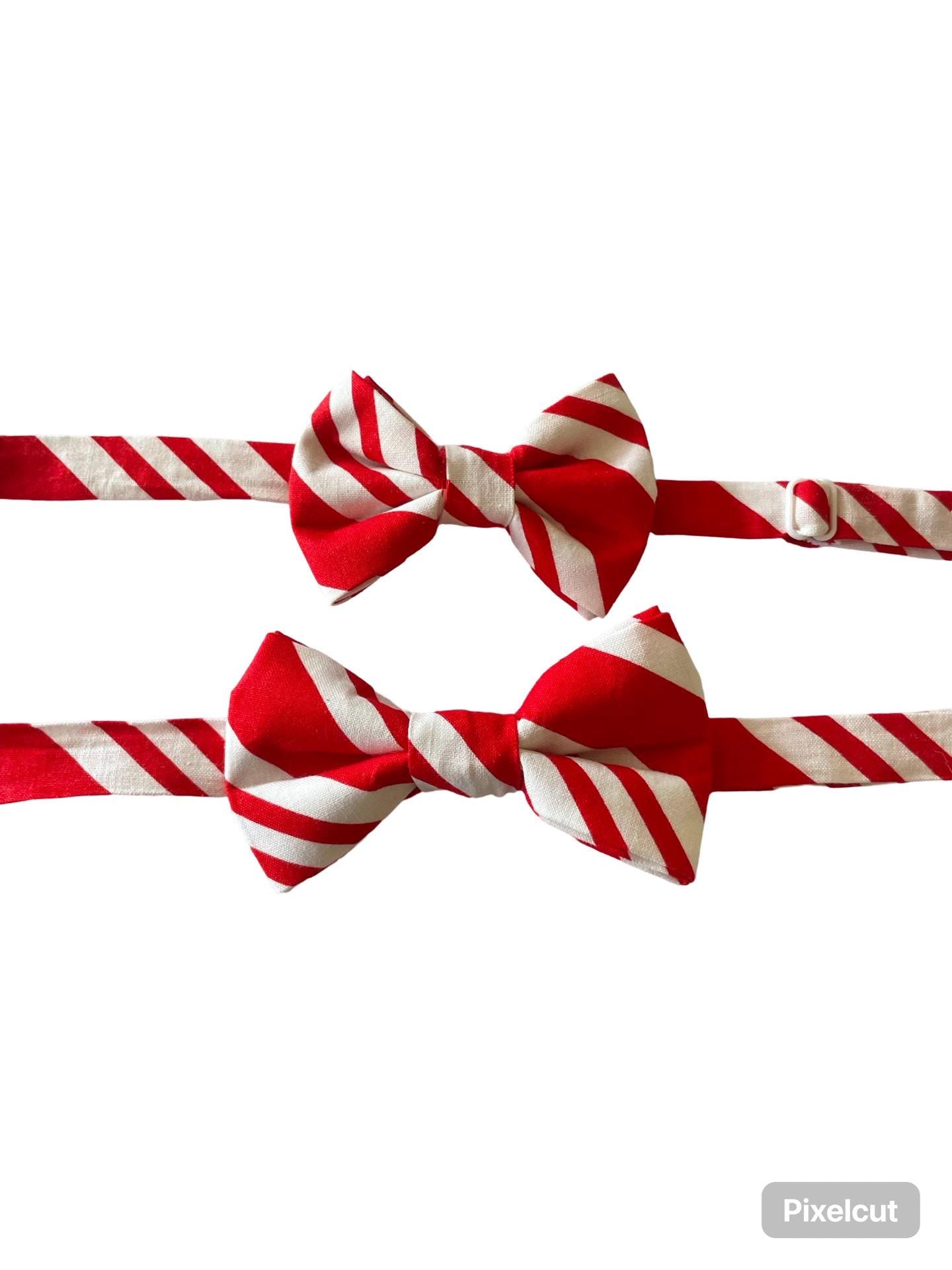 Christmas Pattern Bow Tie,Candy cane Bow tie,Christmas Tree Bow Ties, Men's Bow tie,Bow Ties For Men,Christmas Gifts,Party Bow tie,Bow ties