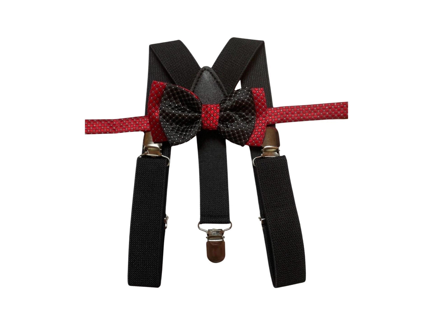 Black Bow Tie & Black Suspender Set --- PERFECT for Ring Bearer Outfit, Page Boy Outfit, Black Bow Tie, Cake Smash, Boy Gift,Fall Wedding