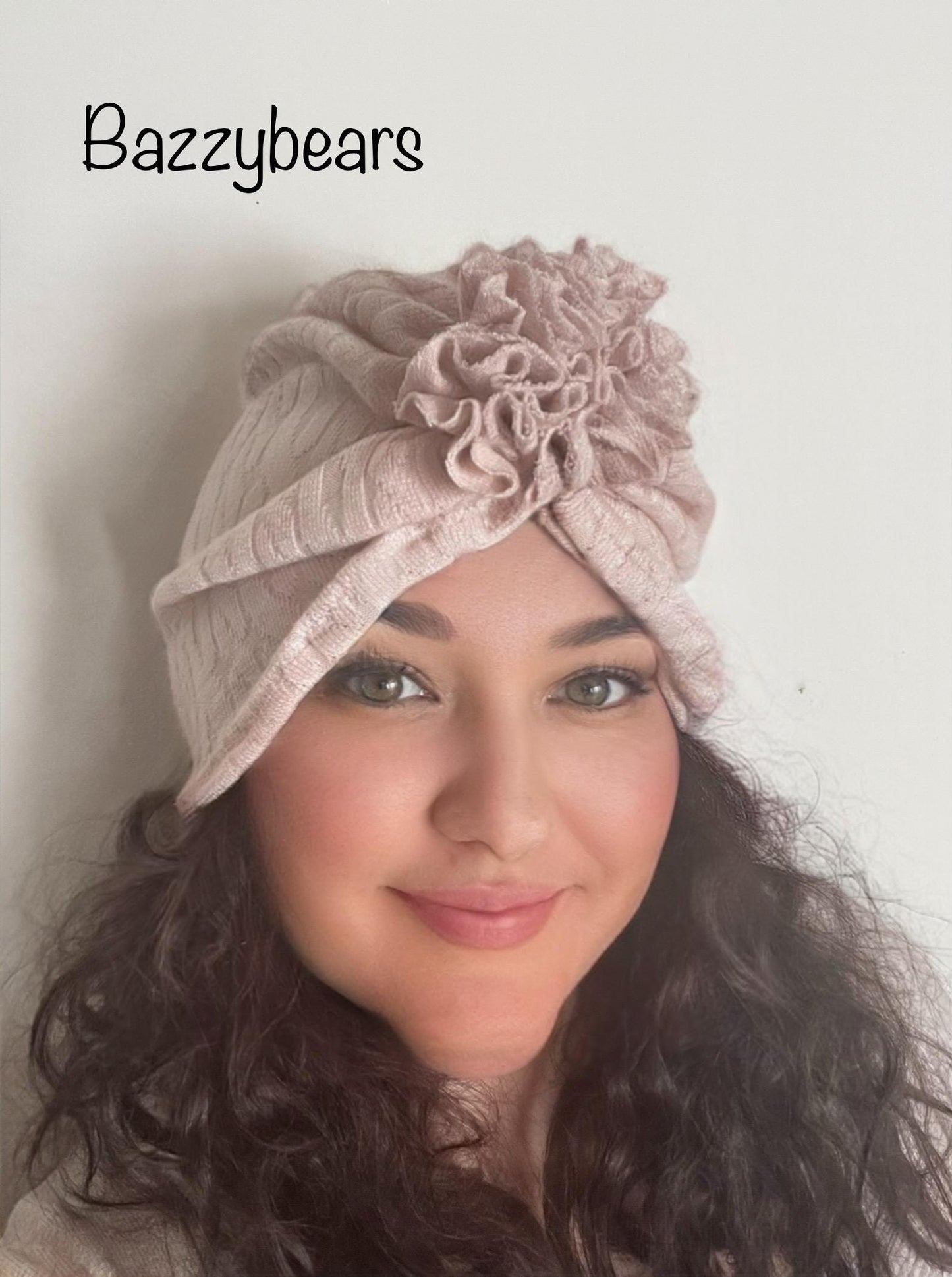 4 COLOURS Baby turban, rose turban, warm tone bows, boho, toddler hair cover, girl hair hat, turban hat, cable knit, newborn hat