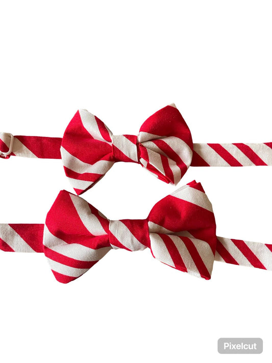 Christmas Pattern Bow Tie,Candy cane Bow tie,Christmas Tree Bow Ties, Men's Bow tie,Bow Ties For Men,Christmas Gifts,Party Bow tie,Bow ties