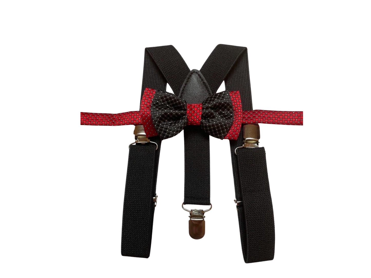 Black Bow Tie & Black Suspender Set --- PERFECT for Ring Bearer Outfit, Page Boy Outfit, Black Bow Tie, Cake Smash, Boy Gift,Fall Wedding