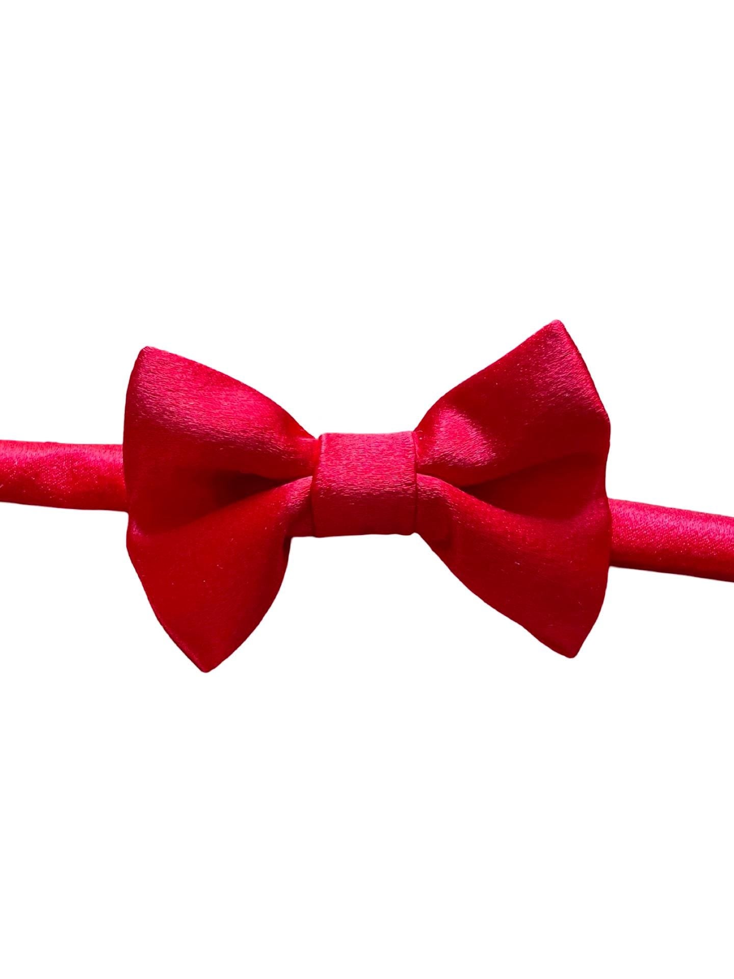 Red Pre-Tied Bow Tie, Men's Bowtie, Baby Bowtie, Kid's Bow tie, Wedding Accessories, Gift Men's Bow Tie, Handmade Bow Tie, Cotton Bow Tie