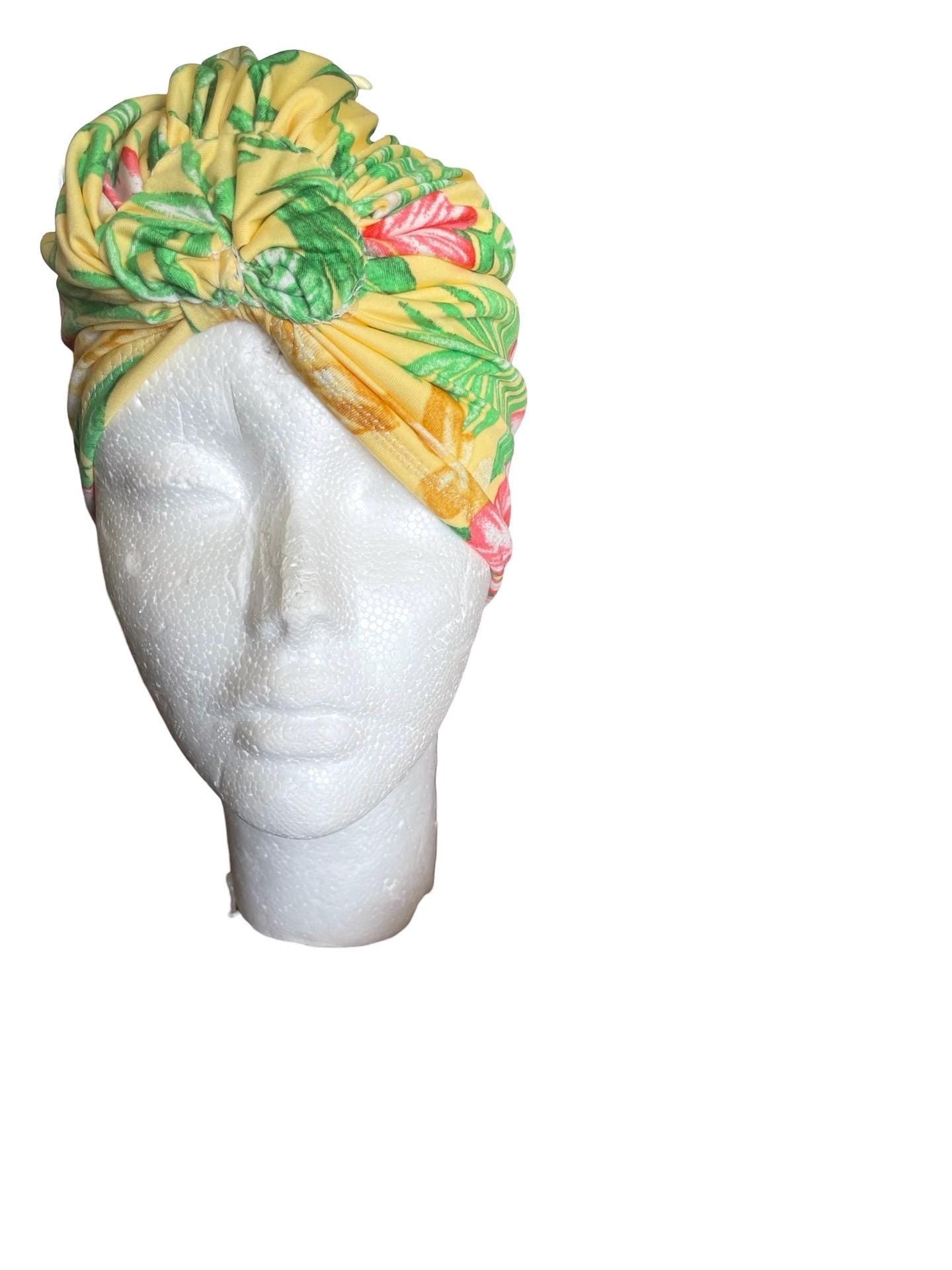 Baby Swim Turban Hat, Baby Swim Hat, Baby Swimsuit, Baby Girl Swim Turban, Baby Swim Cap, Swim Hat, Swim Cap, Baby Girl Swim, tropical, vaca