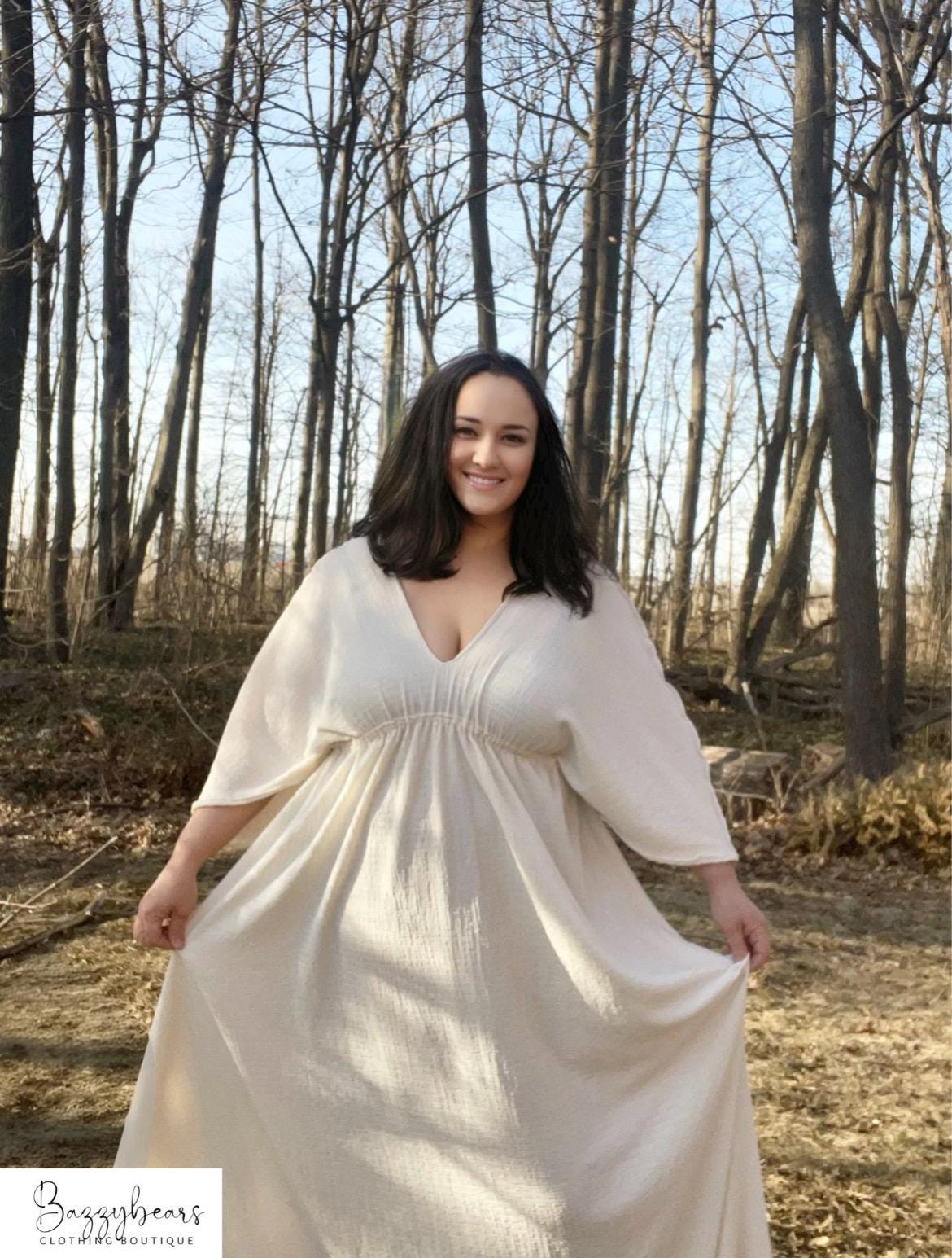 Long Summer Dress, Boho Dress, Wedding Dress, Goddess Dress, Bridesmaid Dress, Slit Summer Dress, Beach Dress, Gift for her