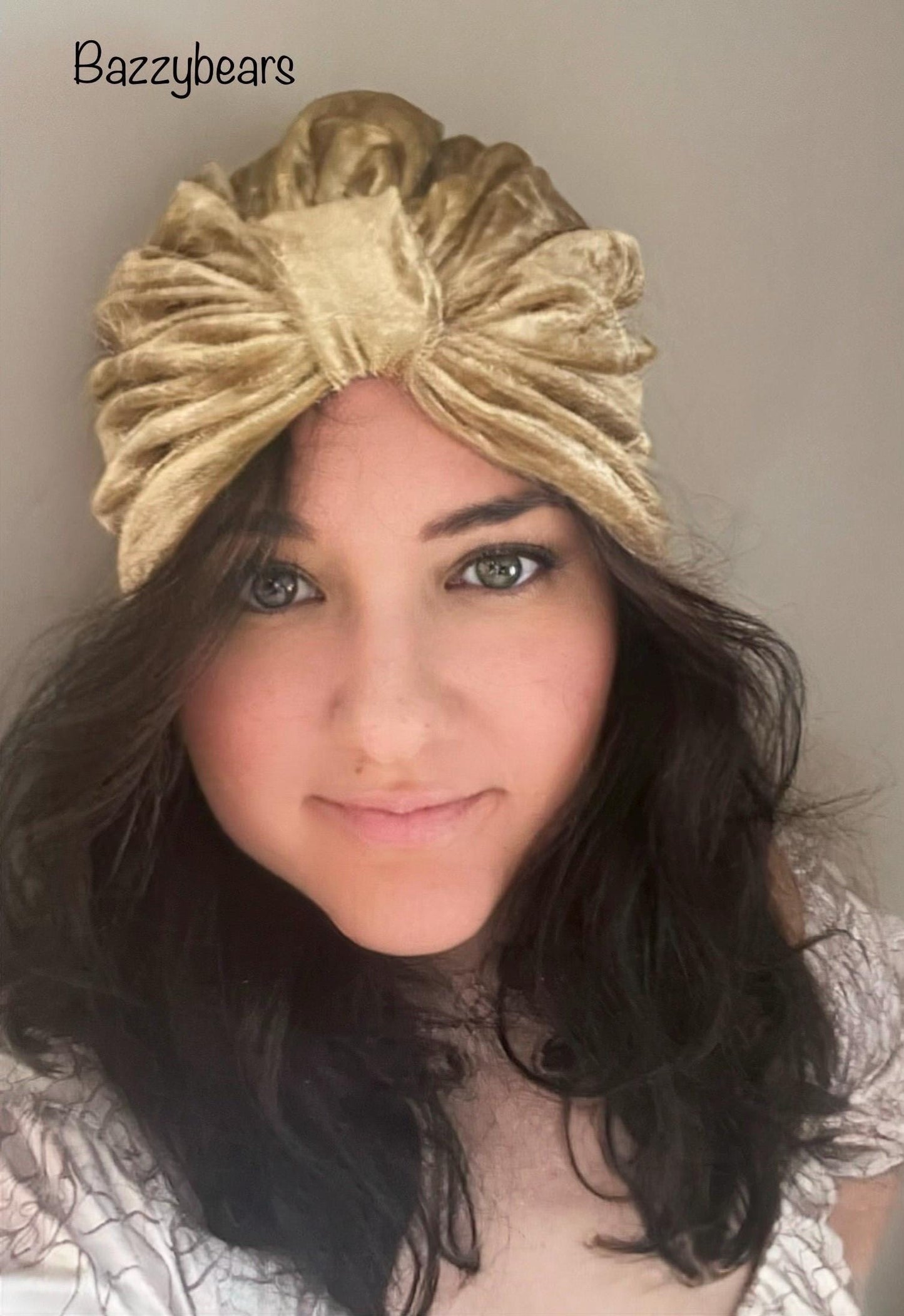 Golden 1920s Velvet Turban Baby girl turban Gold Hollywood style Great Gatsby Burlesque turban Art Déco womens turban mommy and me hat