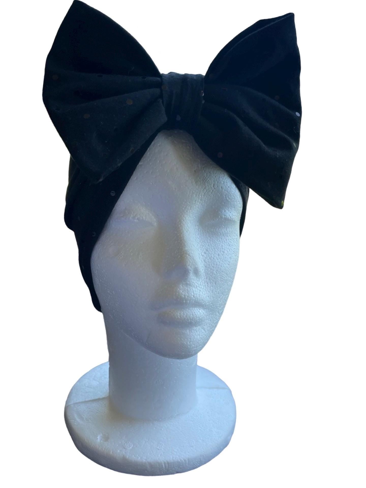 Black jersey turban hat / newborn baby turban hat / kids turban hat / toddler turban hat / jersey turban / hipster baby