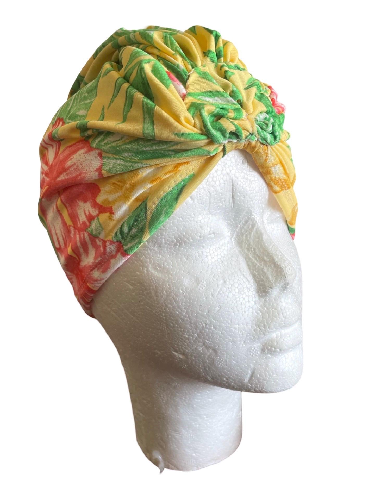 Baby Swim Turban Hat, Baby Swim Hat, Baby Swimsuit, Baby Girl Swim Turban, Baby Swim Cap, Swim Hat, Swim Cap, Baby Girl Swim, tropical, vaca