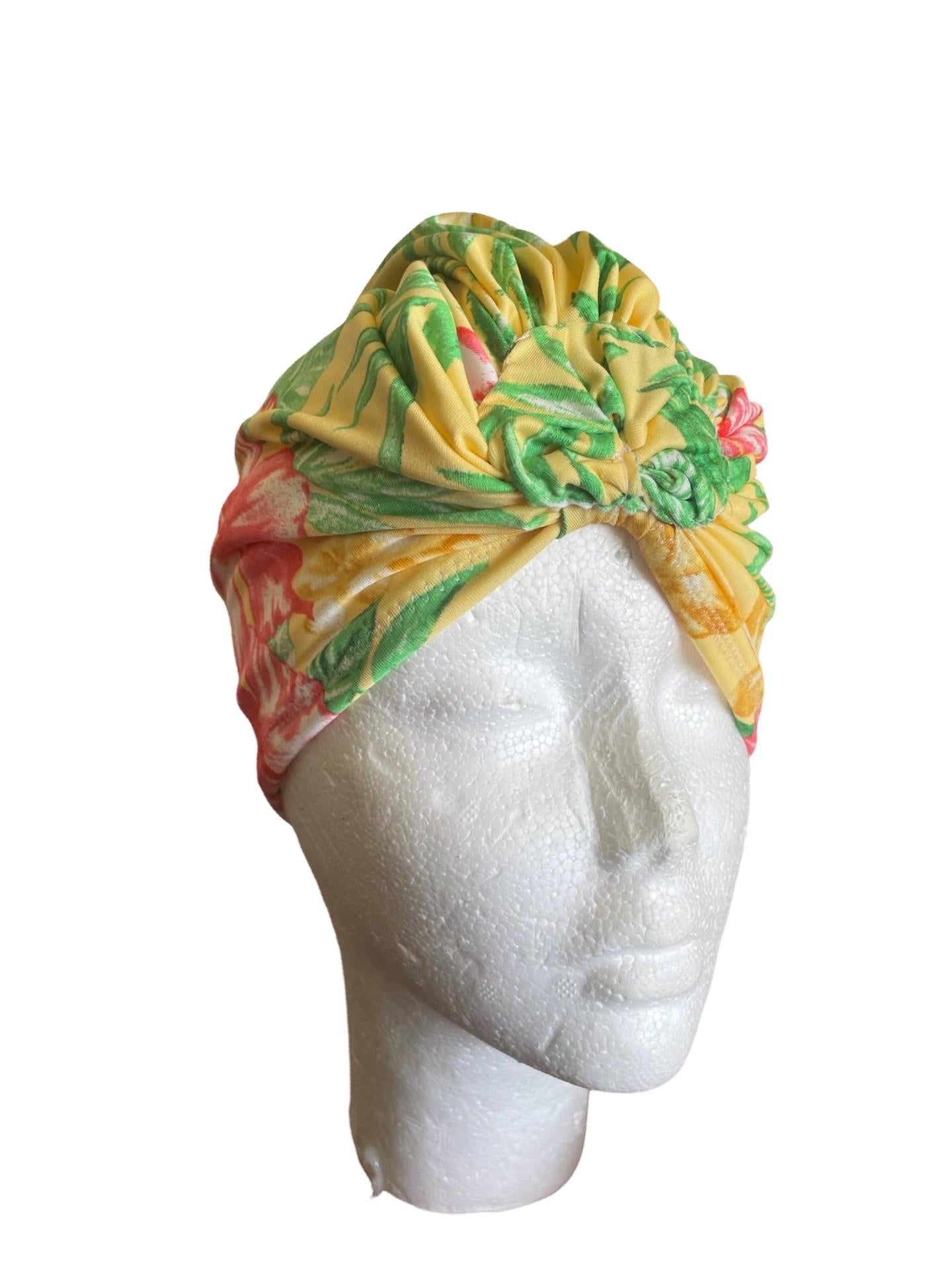 Baby Swim Turban Hat, Baby Swim Hat, Baby Swimsuit, Baby Girl Swim Turban, Baby Swim Cap, Swim Hat, Swim Cap, Baby Girl Swim, tropical, vaca