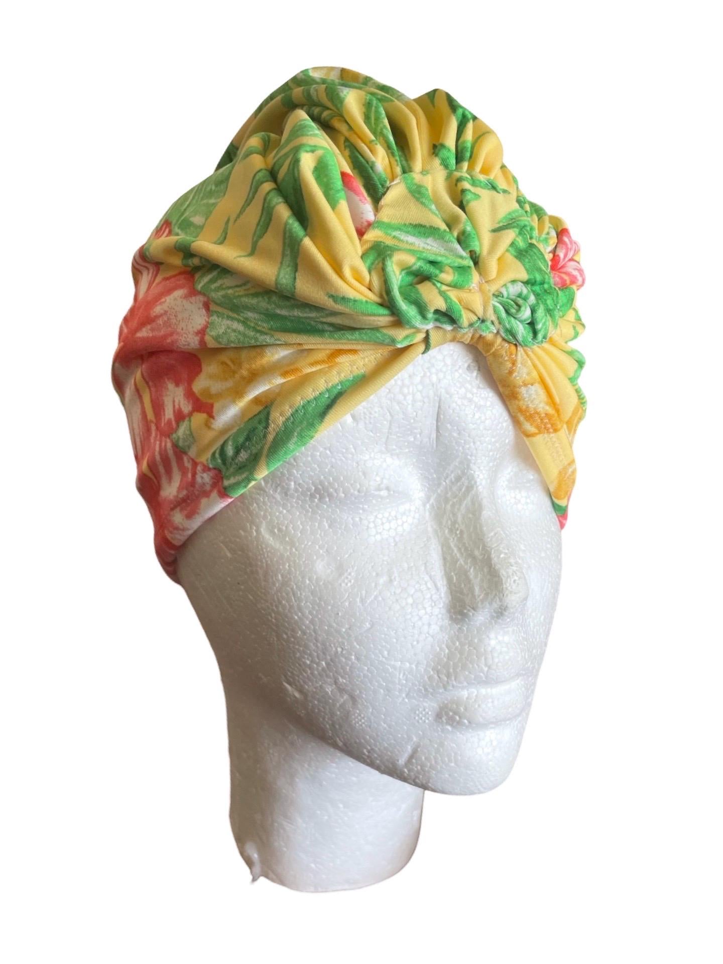 Baby Swim Turban Hat, Baby Swim Hat, Baby Swimsuit, Baby Girl Swim Turban, Baby Swim Cap, Swim Hat, Swim Cap, Baby Girl Swim, tropical, vaca