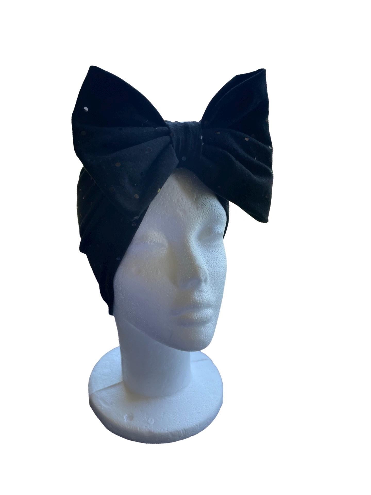 Black jersey turban hat / newborn baby turban hat / kids turban hat / toddler turban hat / jersey turban / hipster baby