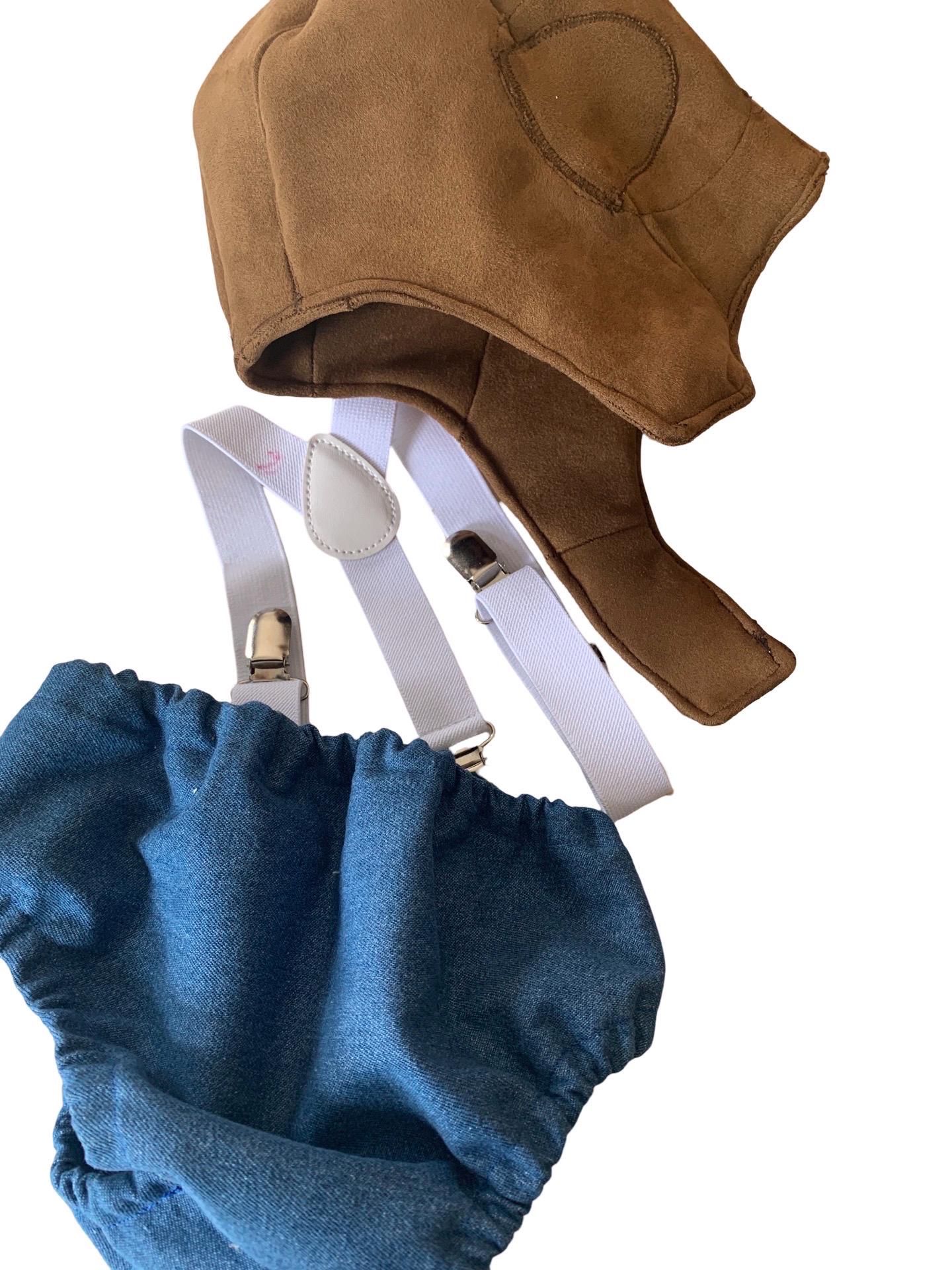 Aviator pilot sitter set - baby boy photo prop - baby clothes - vintage style - pilot cap - cake smash outfit - navy
