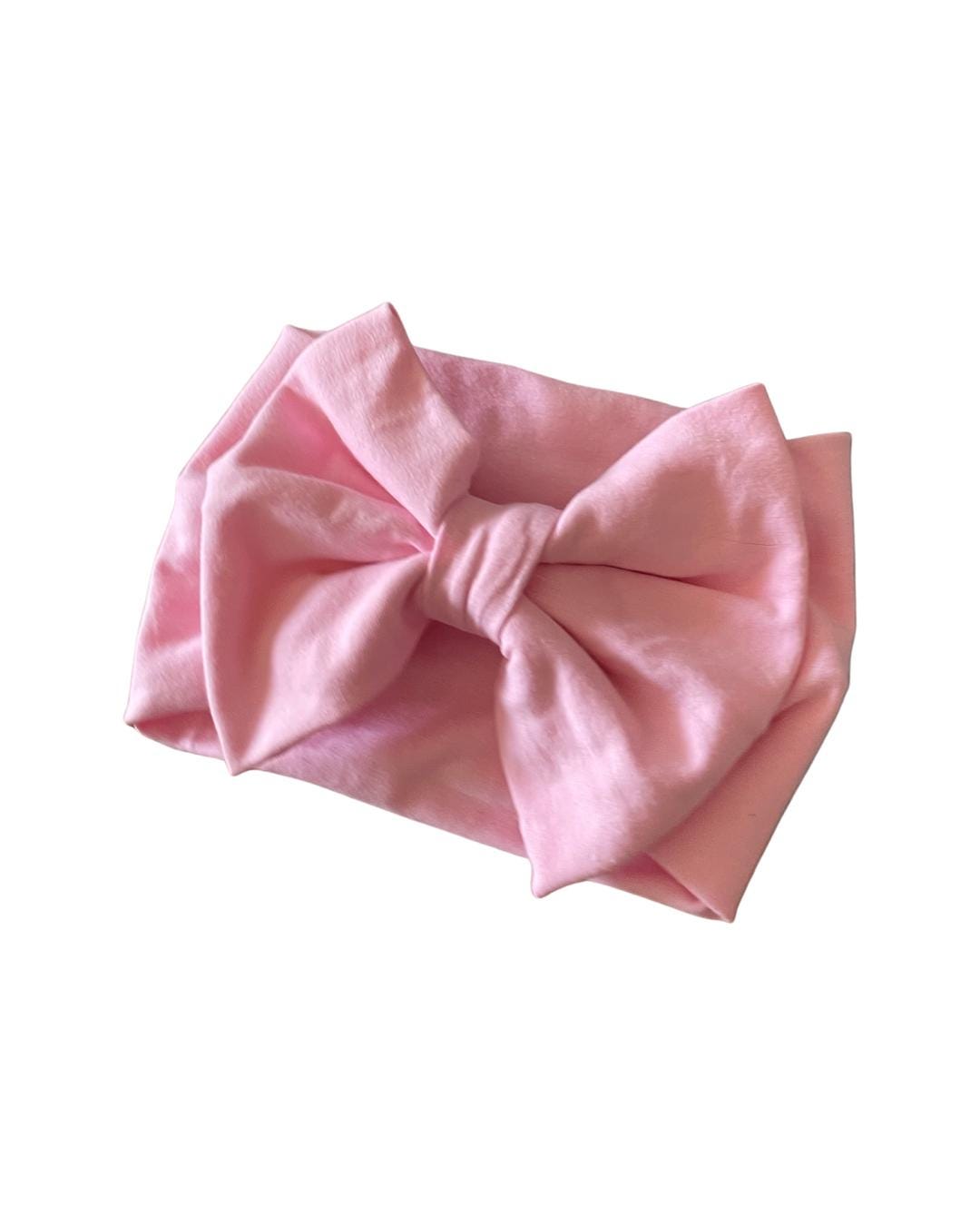 Baby Headband Bow, Soft jersey cotton fabric bow with soft stretchy cotton jersey band.