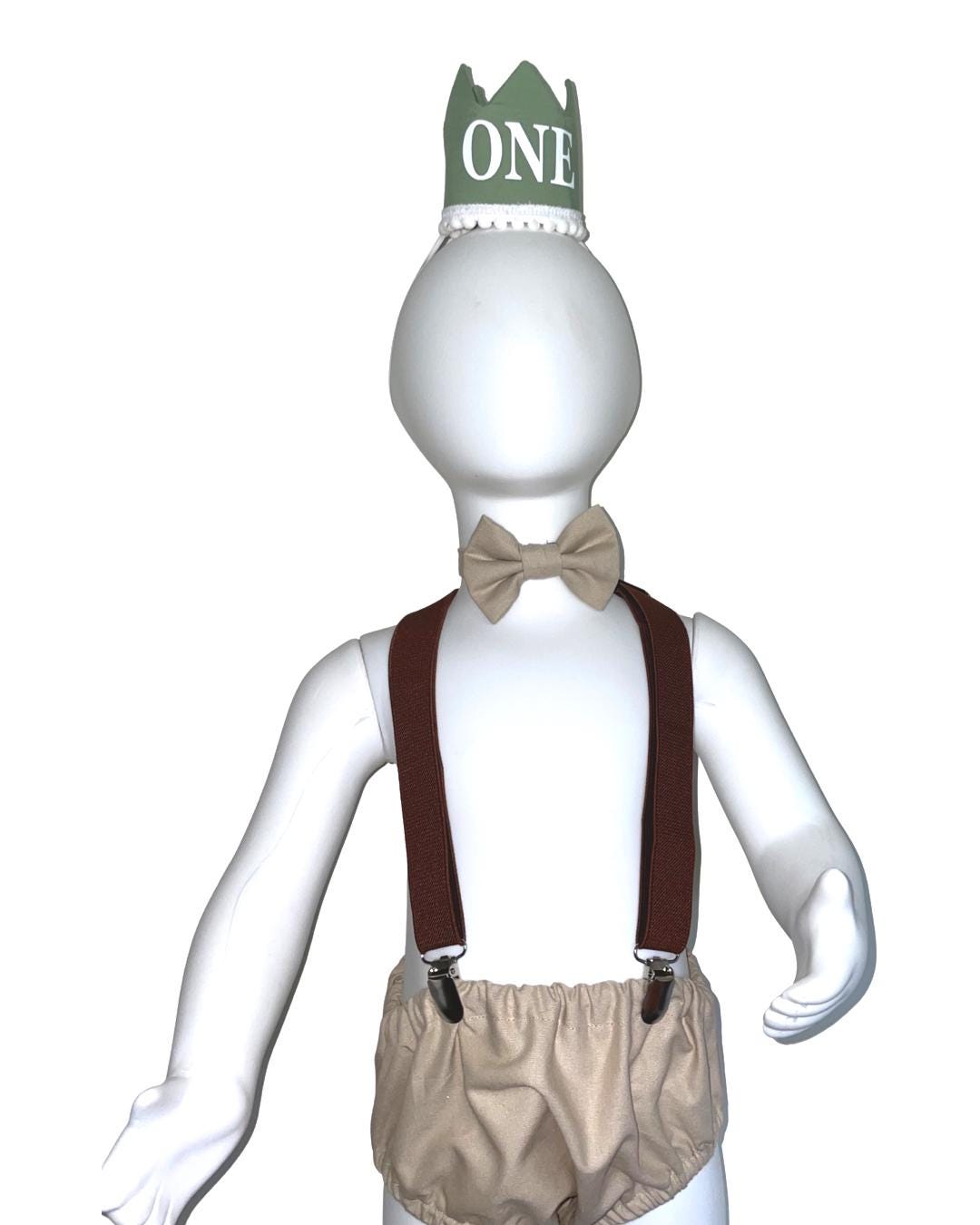Jungle Birthday Boy Cake Smash Outfit, Wild One Birthday Outfit, Safari, Zoo, Diaper Cover, Bow Tie, Suspenders, Birthday Outfit