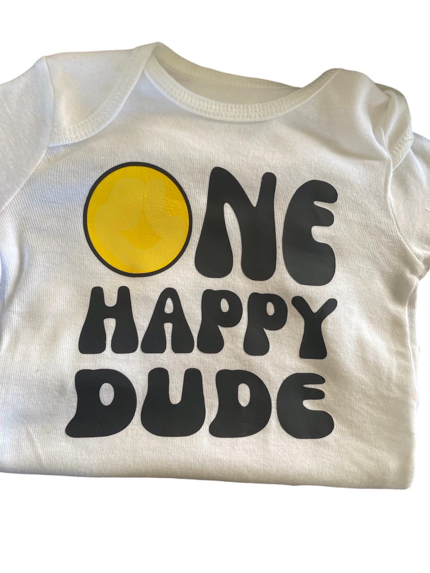 One Happy Dude Bubble|Baby Birthday Tee|Gift For Baby|Gift From Aunt|Promoted To Anut|Baby Shower|Baby Reveal|Coming Home Outfit | cakesmash