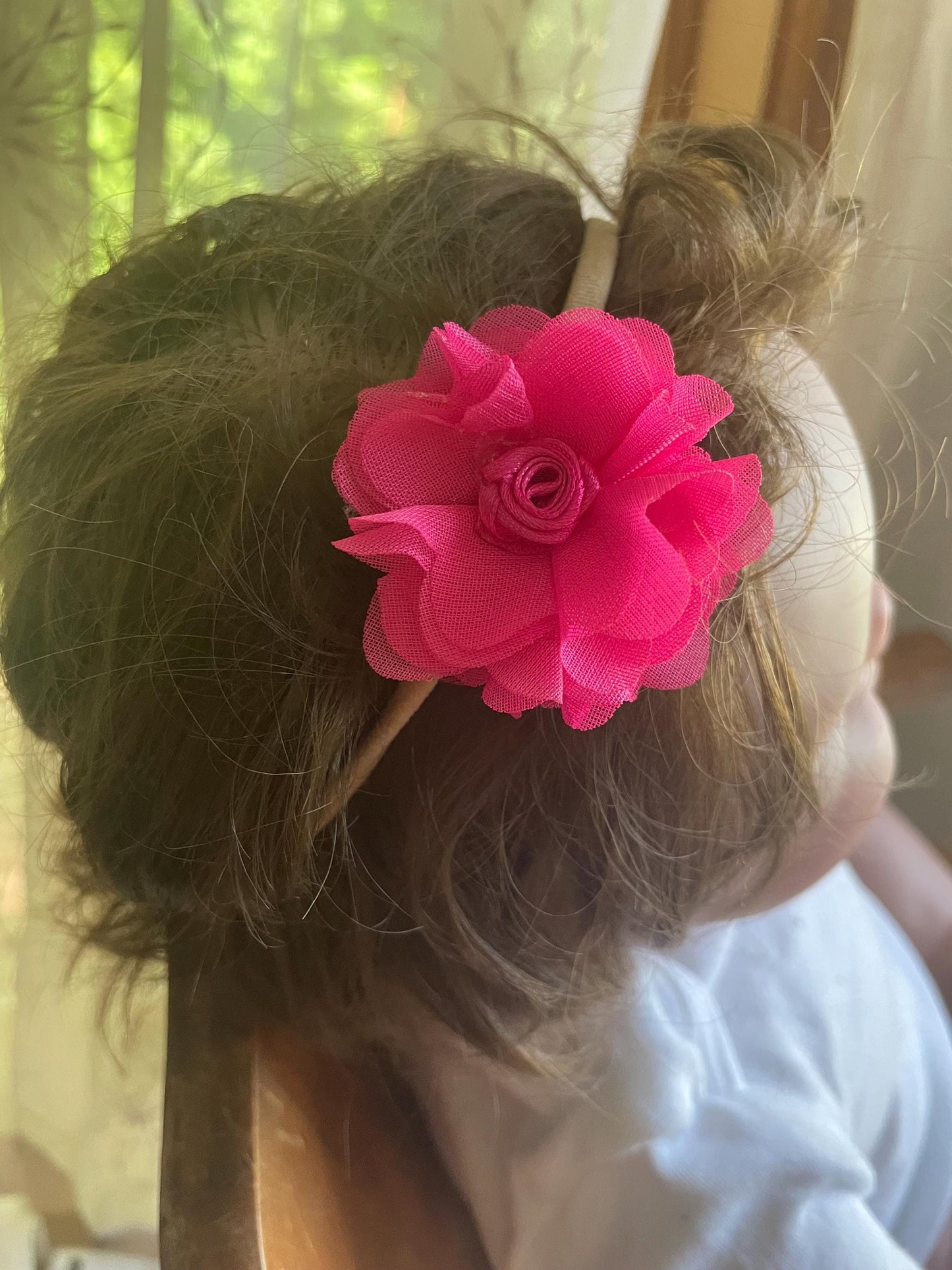 Rose Hair Clip, Rose Headband, Baby Headband, Toddler Hair Clip, Flower Headband, Rose Hair Pin, Valentine Baby Shower, Little Girl Gift