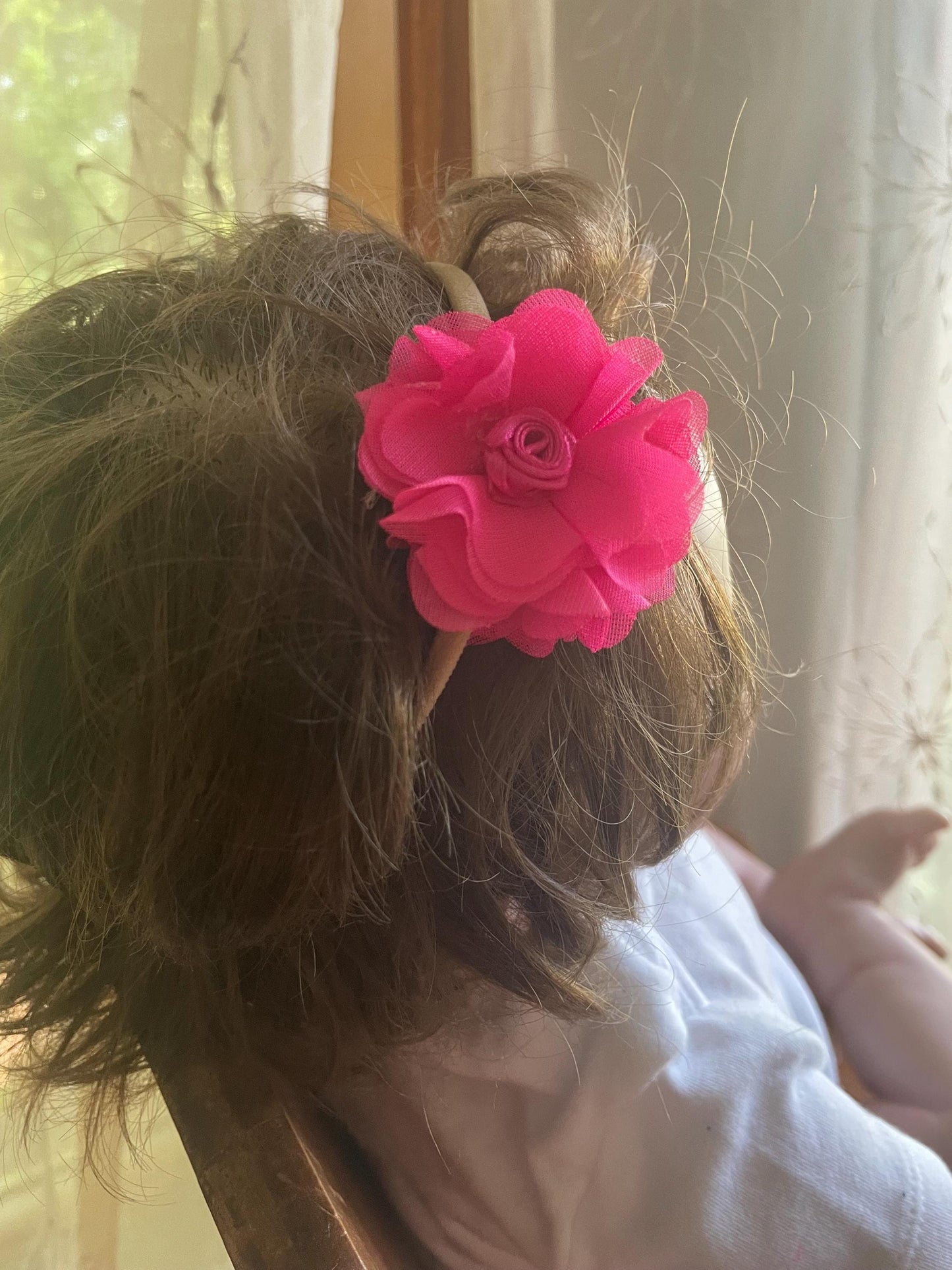 Rose Hair Clip, Rose Headband, Baby Headband, Toddler Hair Clip, Flower Headband, Rose Hair Pin, Valentine Baby Shower, Little Girl Gift
