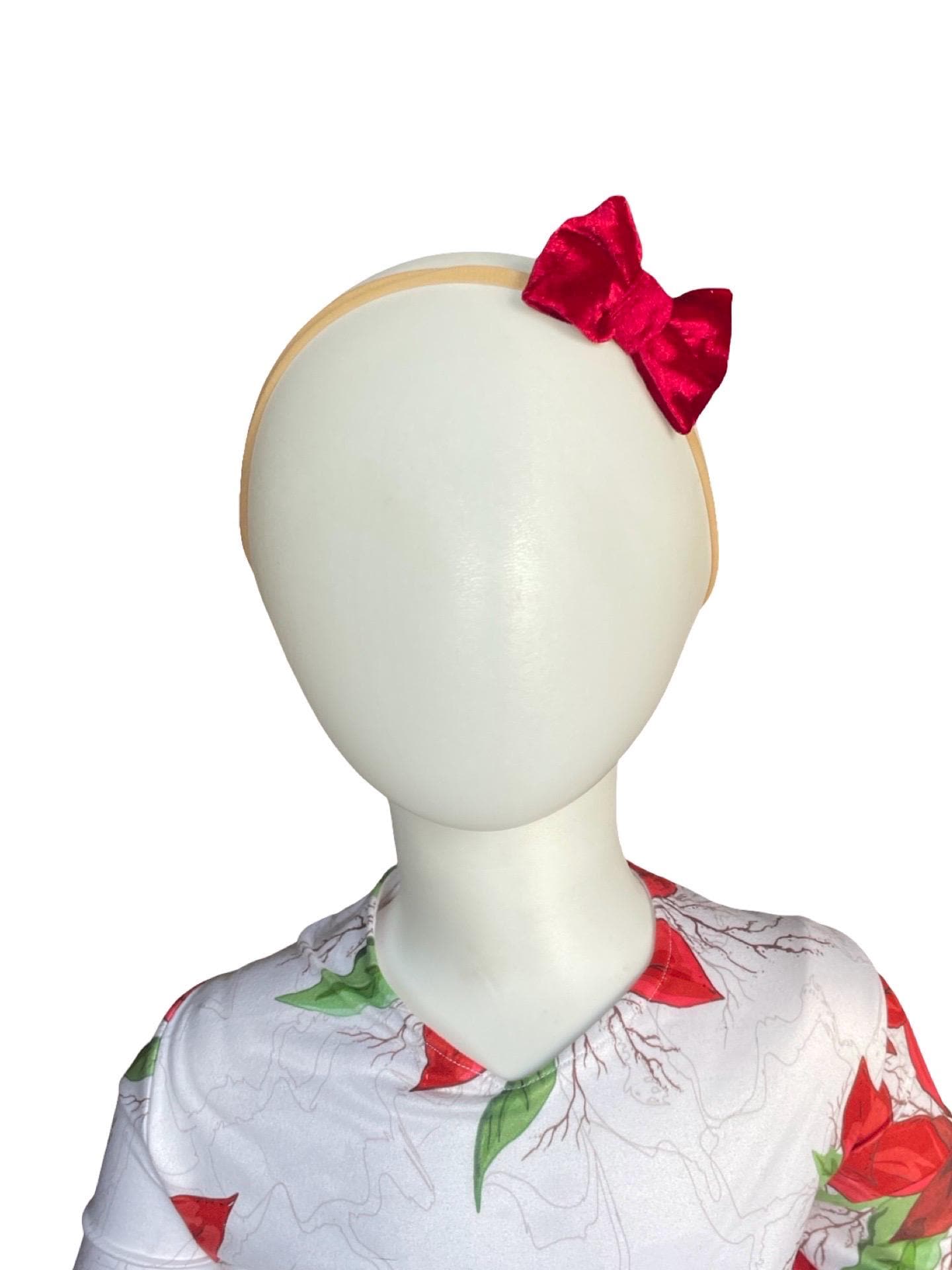 Velvet Hair Bows, Velvet Bow Headband, Velvet Bow Clip, Velvet Hair Ties
