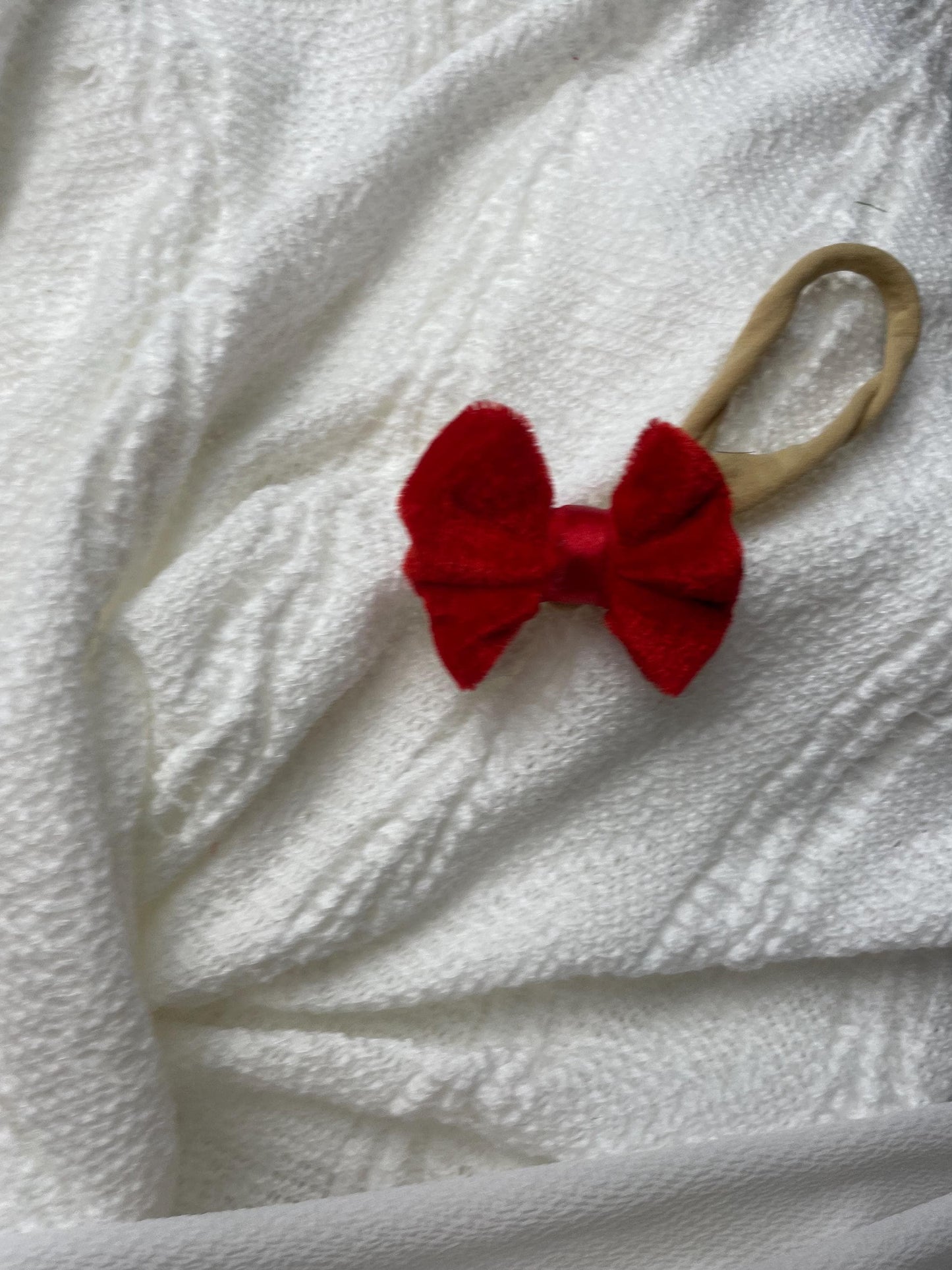 Velvet Hair Bows, Velvet Bow Headband, Velvet Bow Clip, Velvet Hair Ties